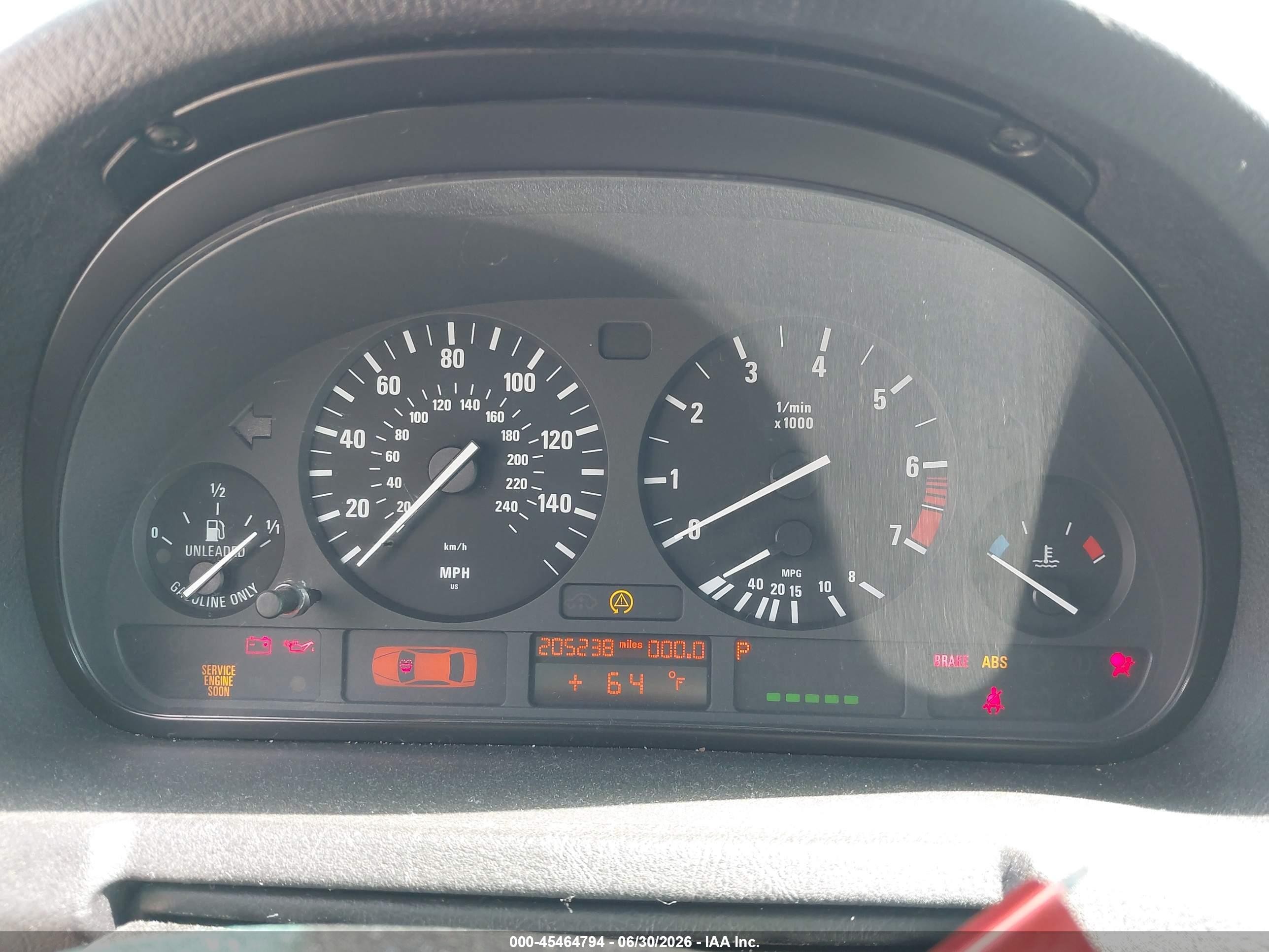 2001 Bmw X5 3.0 White vin: WBAFA53551LM89987