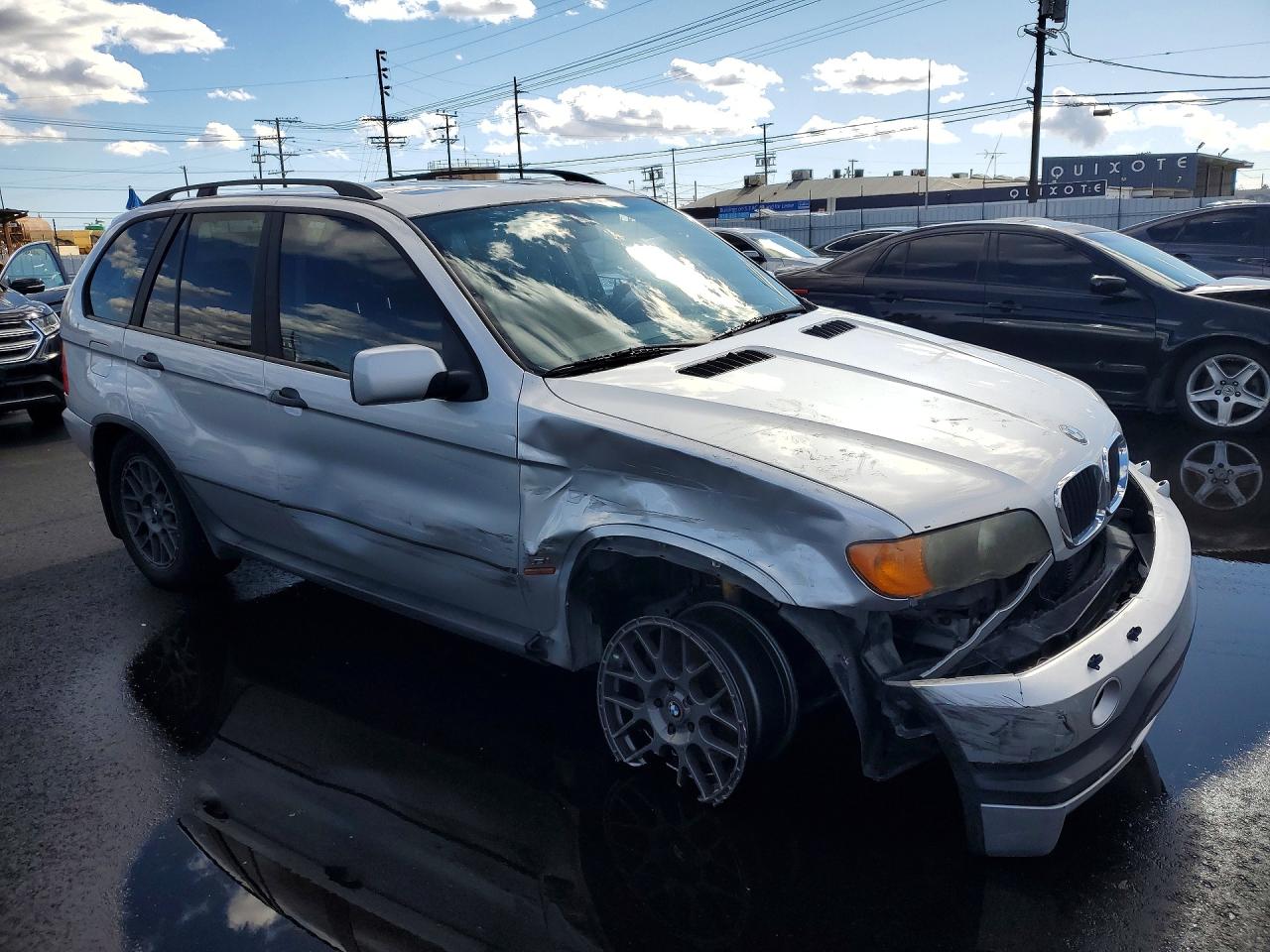 2001 Bmw X5 3.0i Silver vin: WBAFA53561LH78847