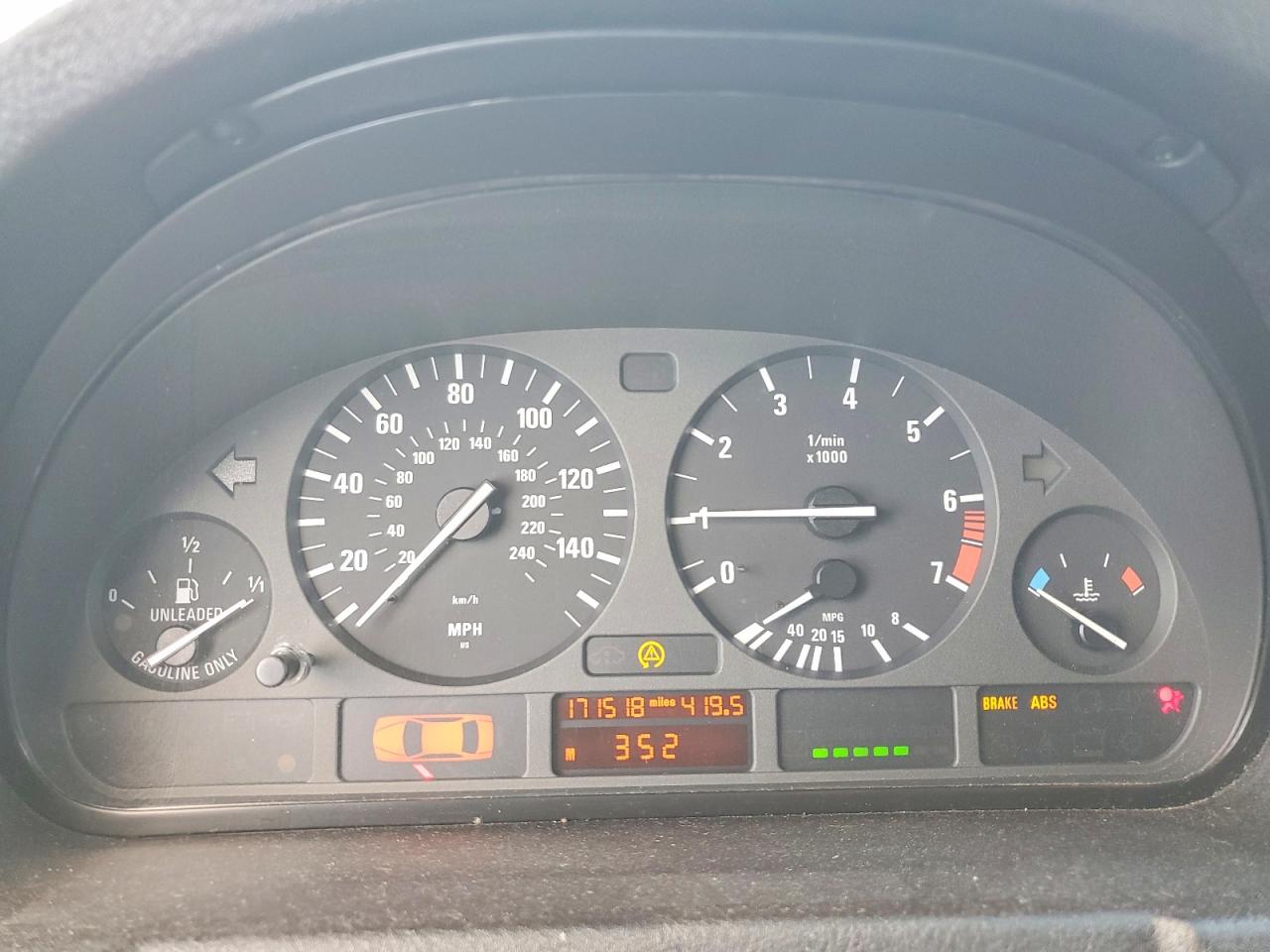 2001 Bmw X5 3.0i Silver vin: WBAFA53561LH78847