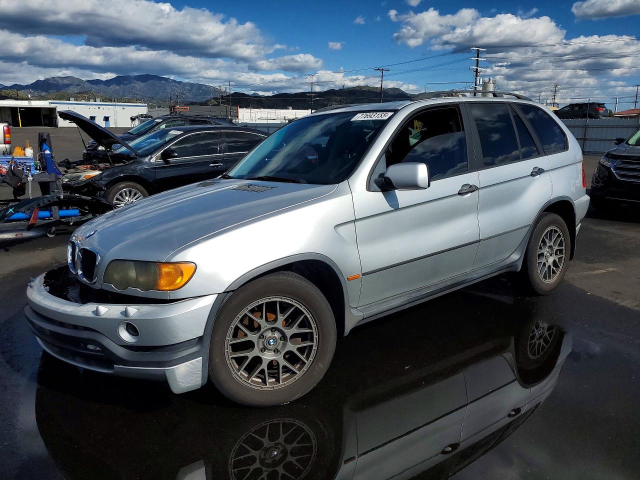 2001 Bmw X5 3.0i Silver vin: WBAFA53561LH78847