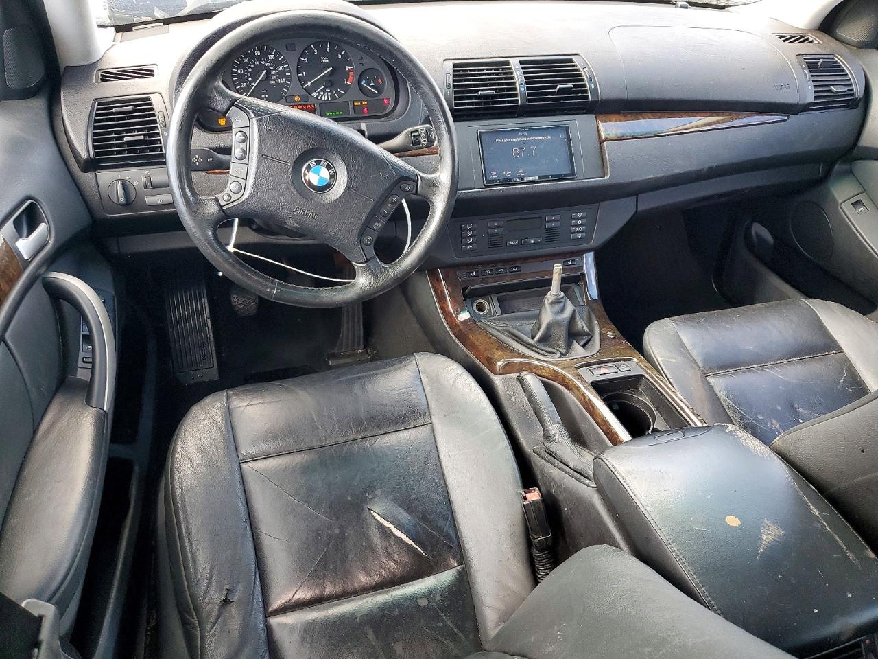 2001 Bmw X5 3.0i Silver vin: WBAFA53561LH78847