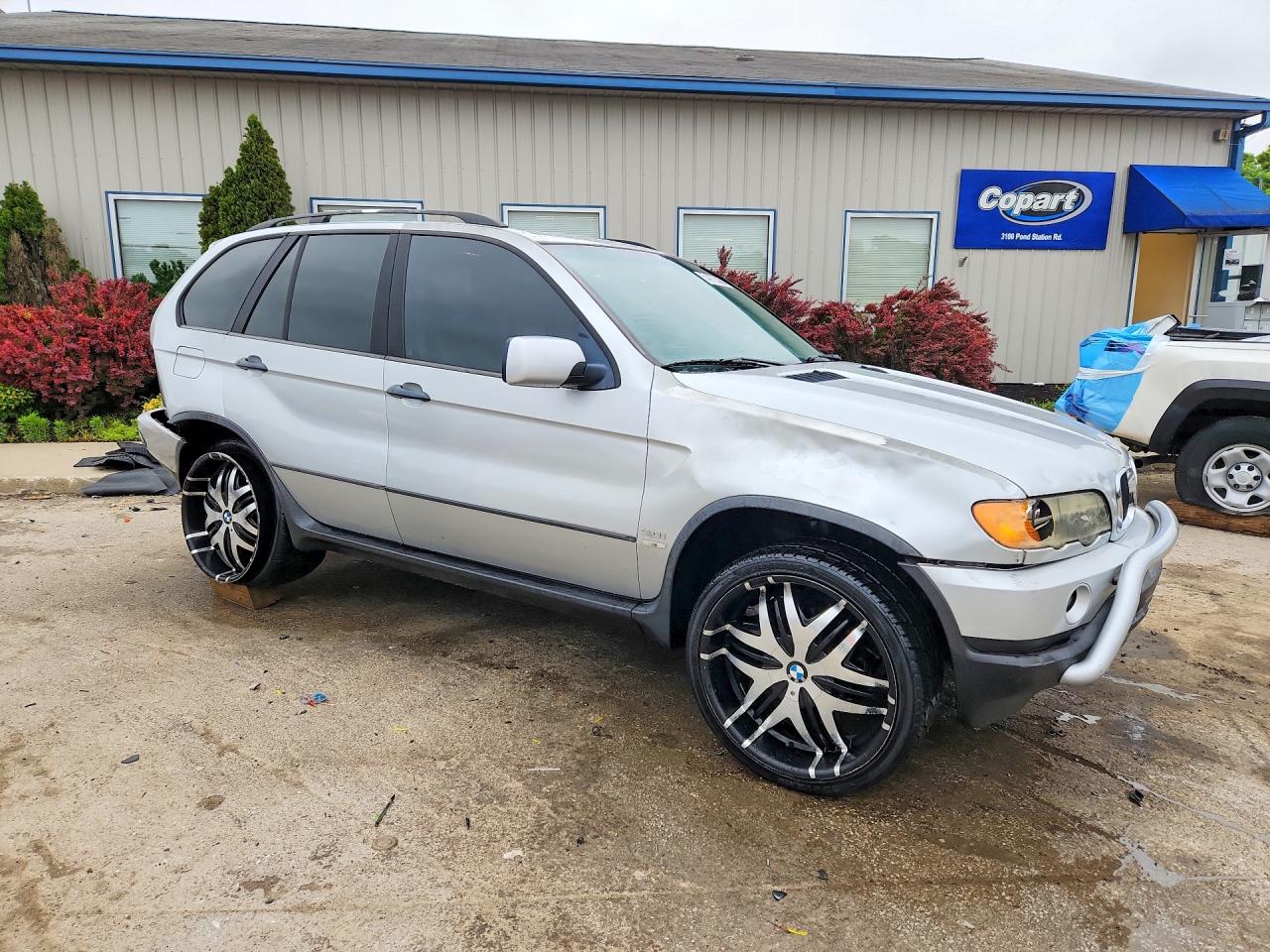 2001 Bmw X5 3.0i Silver vin: WBAFA53561LM76035
