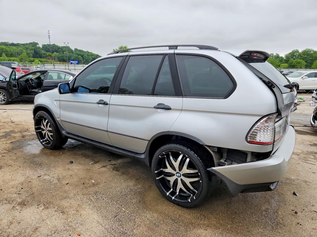 2001 Bmw X5 3.0i Silver vin: WBAFA53561LM76035