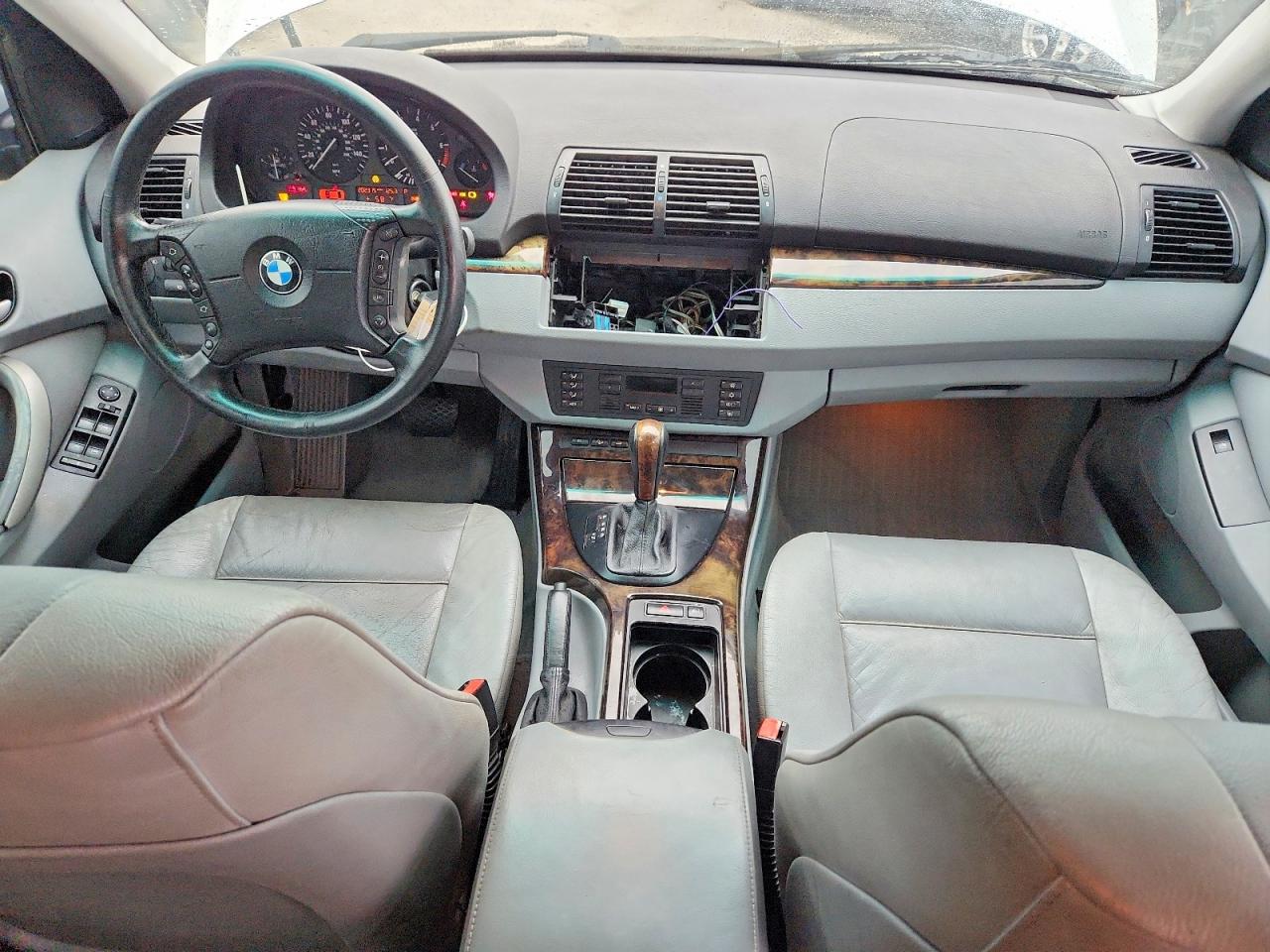 2001 Bmw X5 3.0i Silver vin: WBAFA53561LM76035