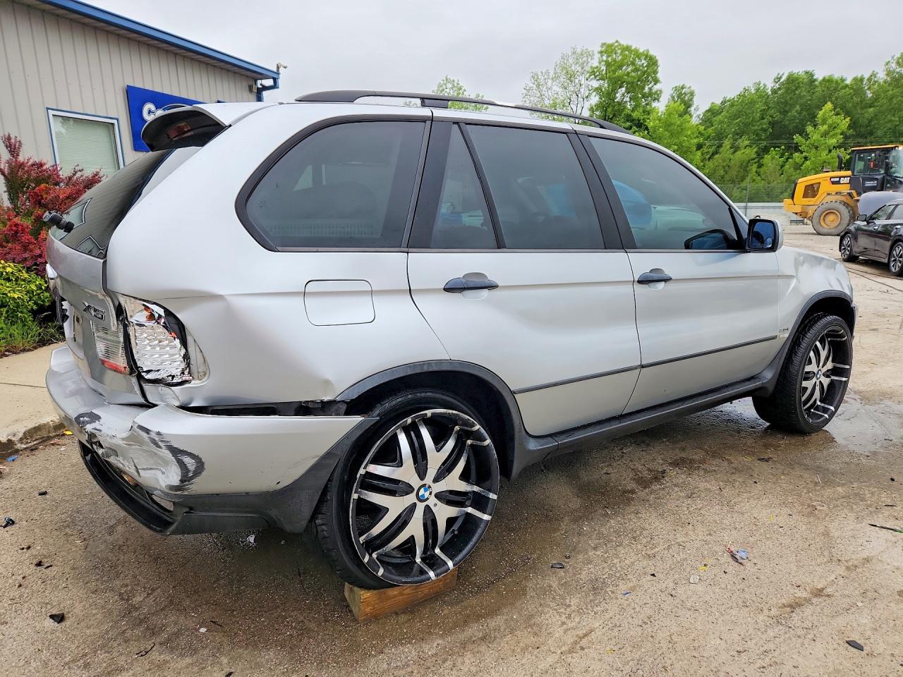2001 Bmw X5 3.0i Silver vin: WBAFA53561LM76035