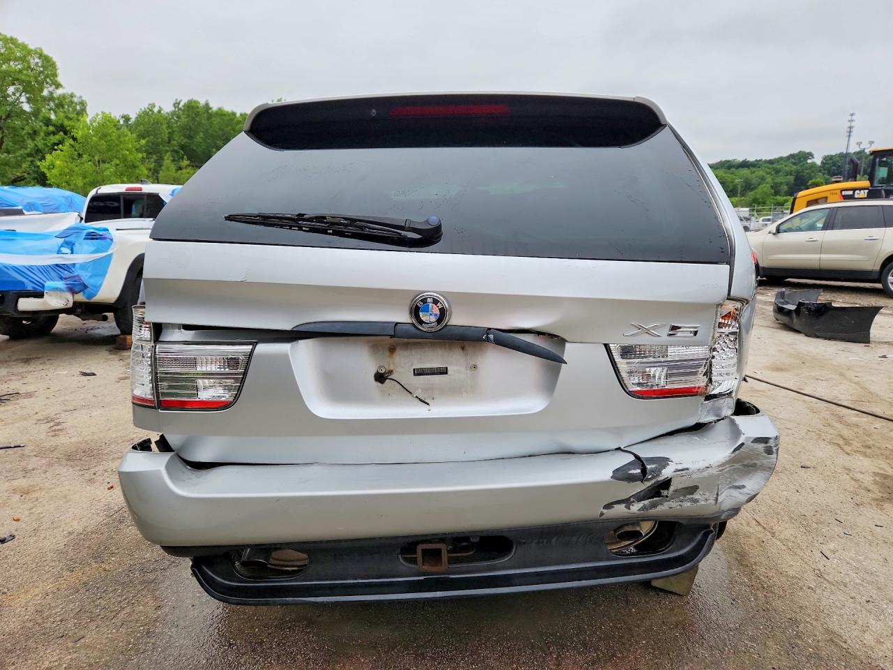 2001 Bmw X5 3.0i Silver vin: WBAFA53561LM76035