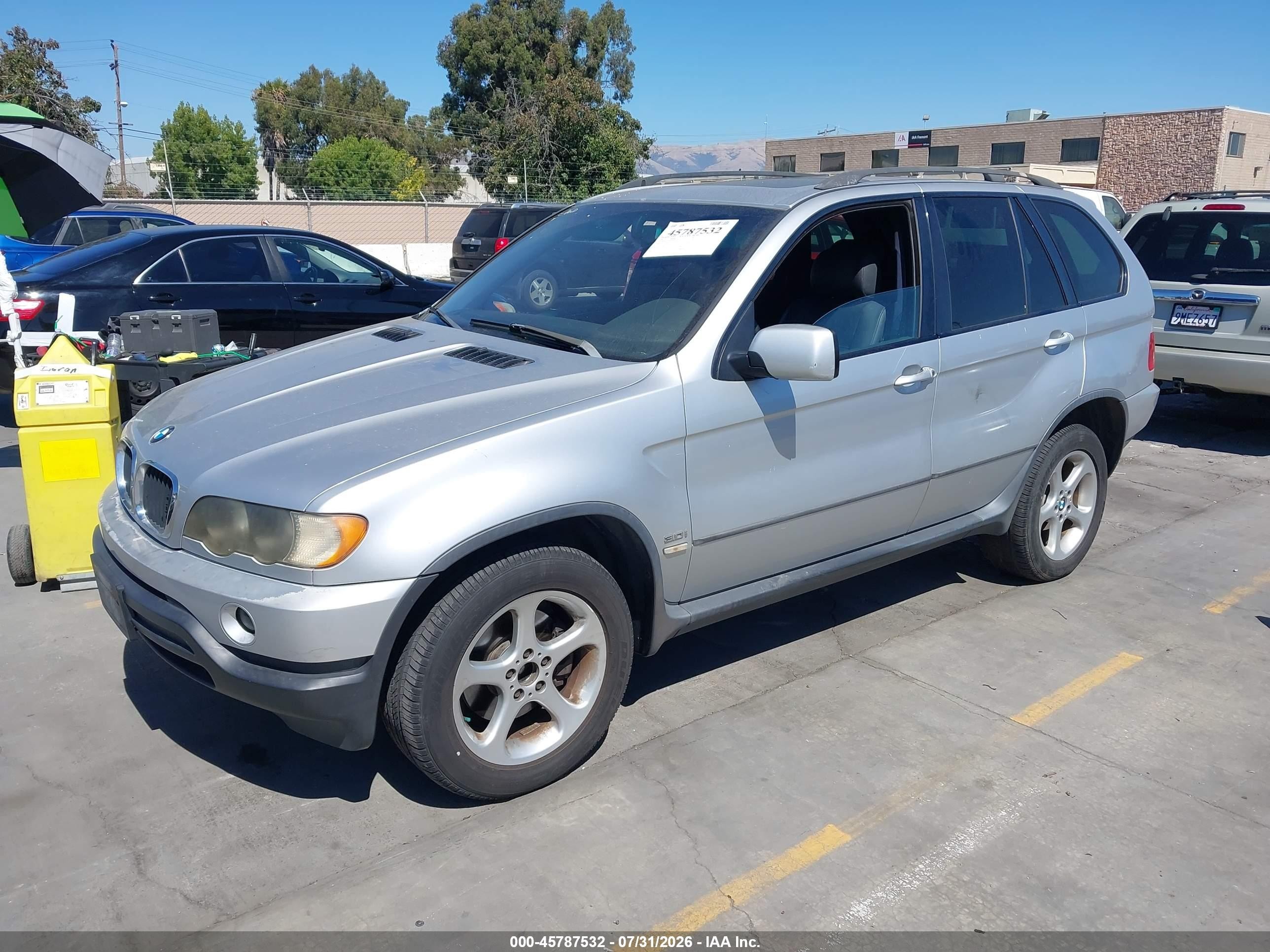 2001 Bmw X5 3.0 Silver vin: WBAFA53561LM82630