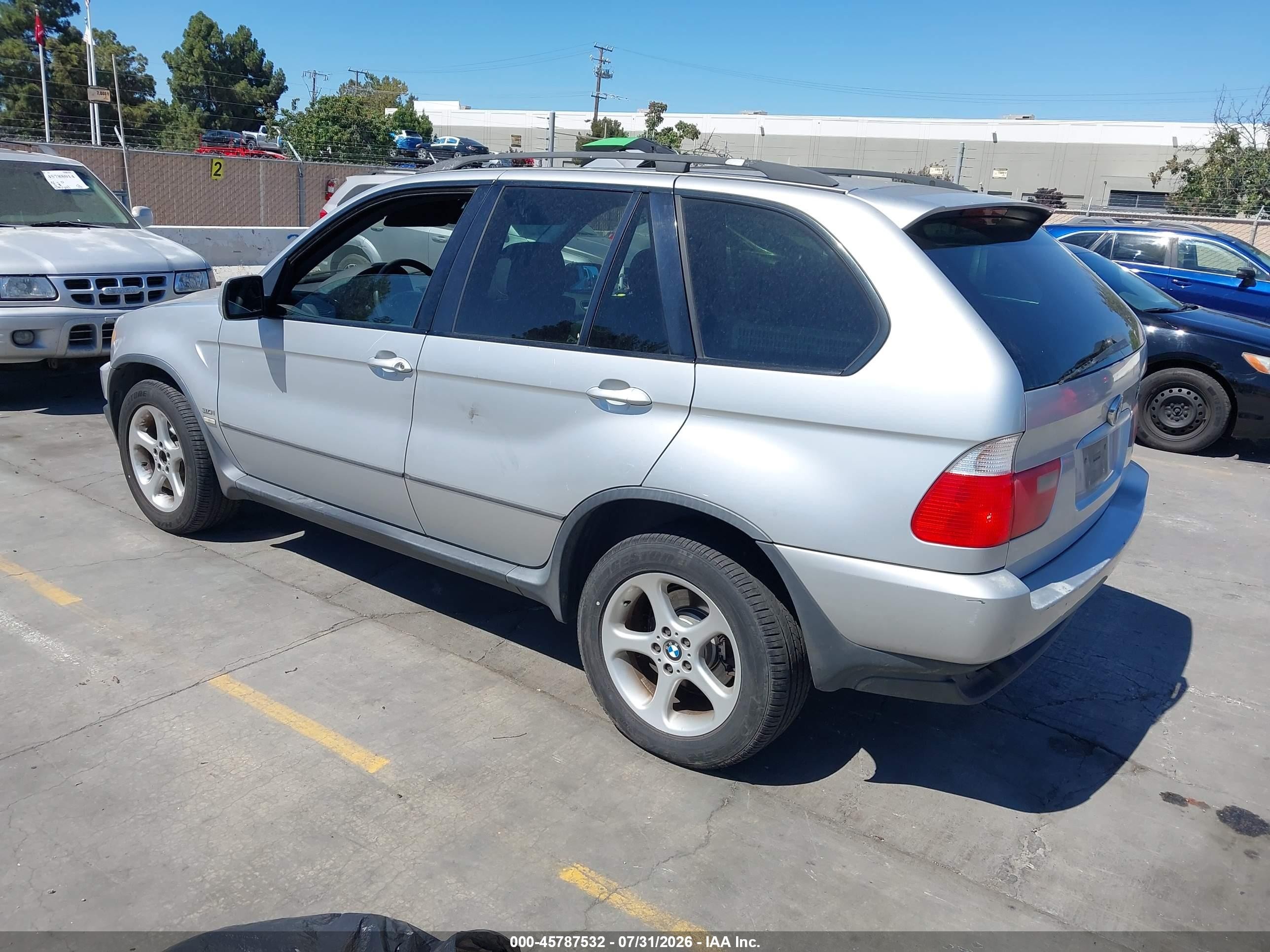 2001 Bmw X5 3.0 Silver vin: WBAFA53561LM82630