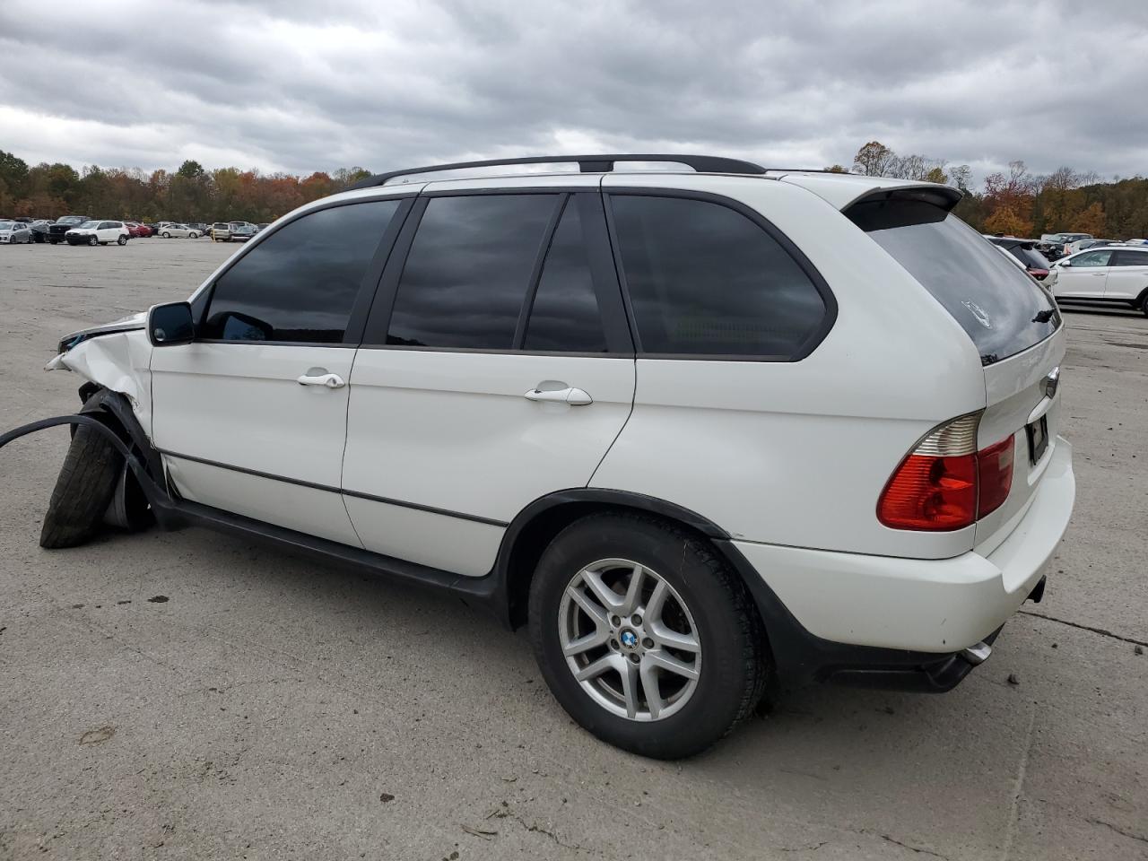 2001 Bmw X5 3.0i White vin: WBAFA53571LM90445