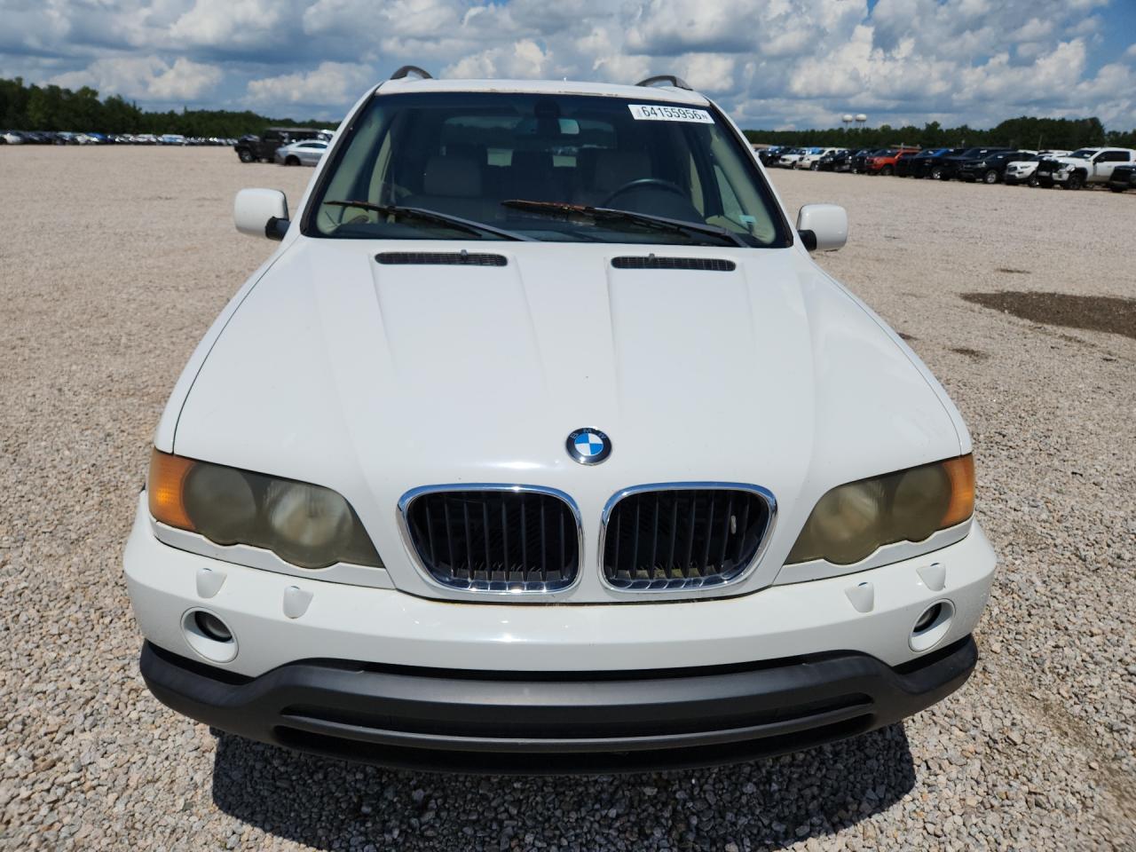 2001 Bmw X5 3.0i White vin: WBAFA53581LM64730