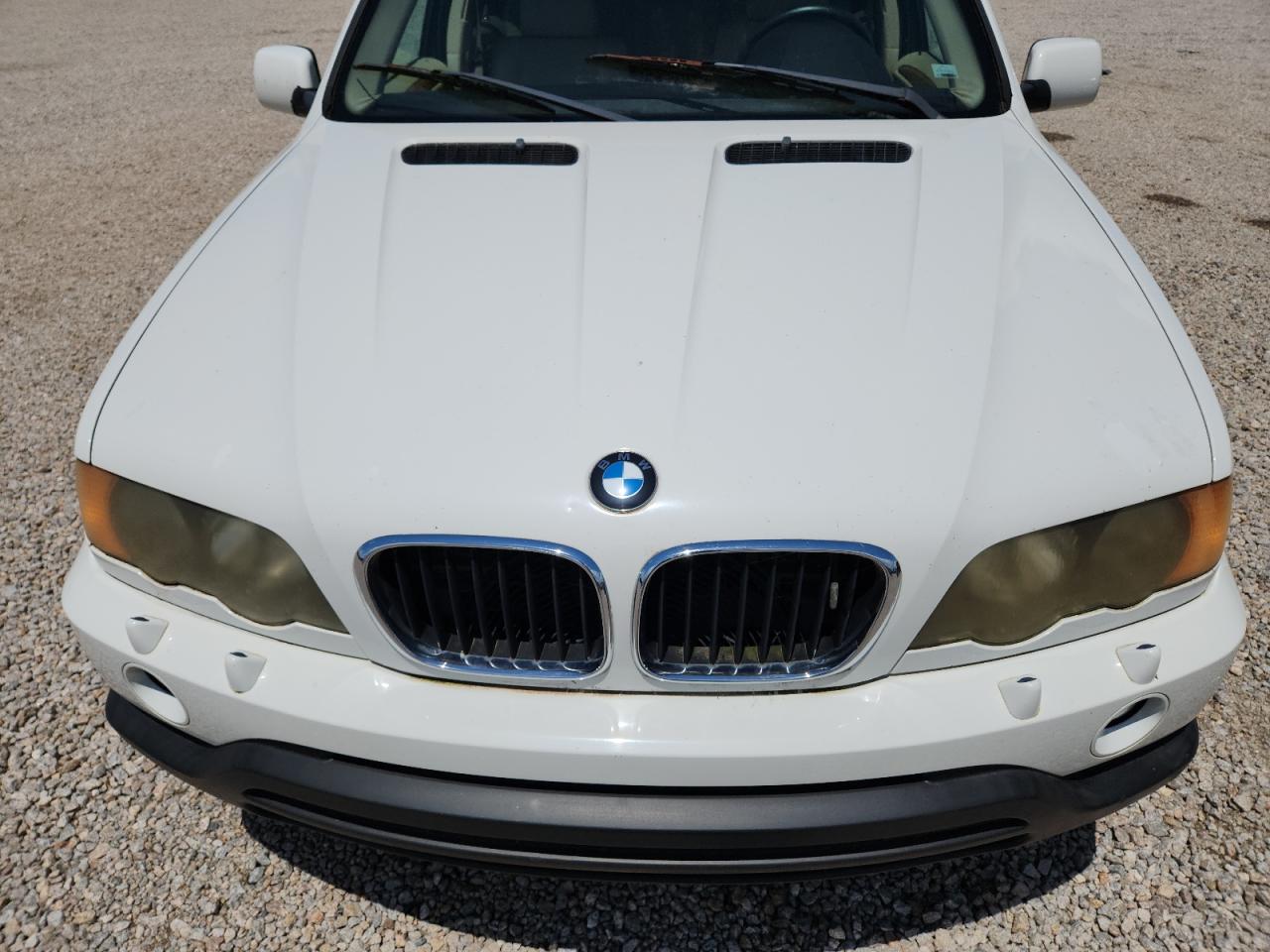 2001 Bmw X5 3.0i White vin: WBAFA53581LM64730