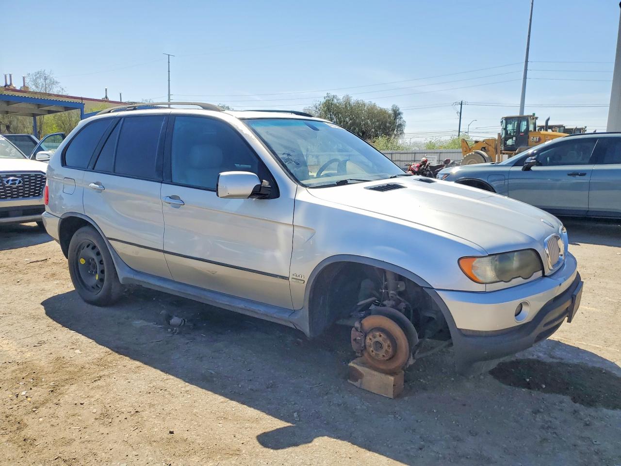 2000 Bmw X5 4.4i Серебряный vin: WBAFB3342YLH01265