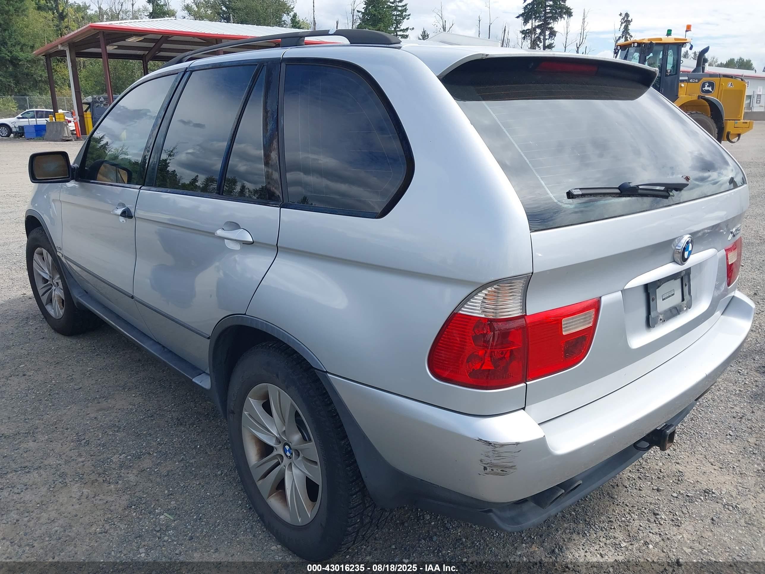 2000 Bmw X5 4.4i Серебряный vin: WBAFB3343YLH02330