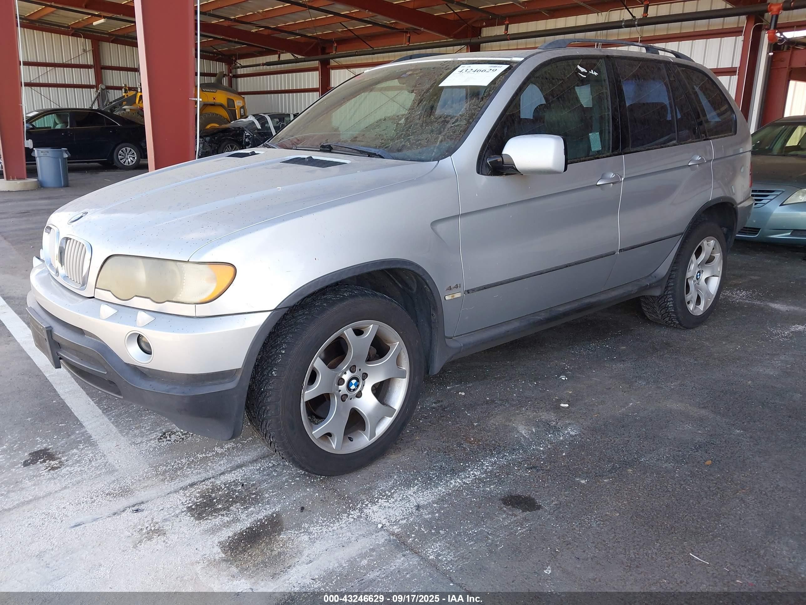 2000 Bmw X5 4.4 Silver vin: WBAFB3348YLH03408