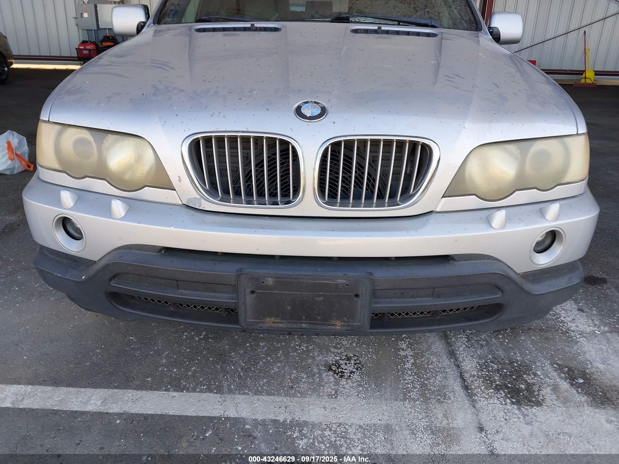 2000 Bmw X5 4.4 Silver vin: WBAFB3348YLH03408