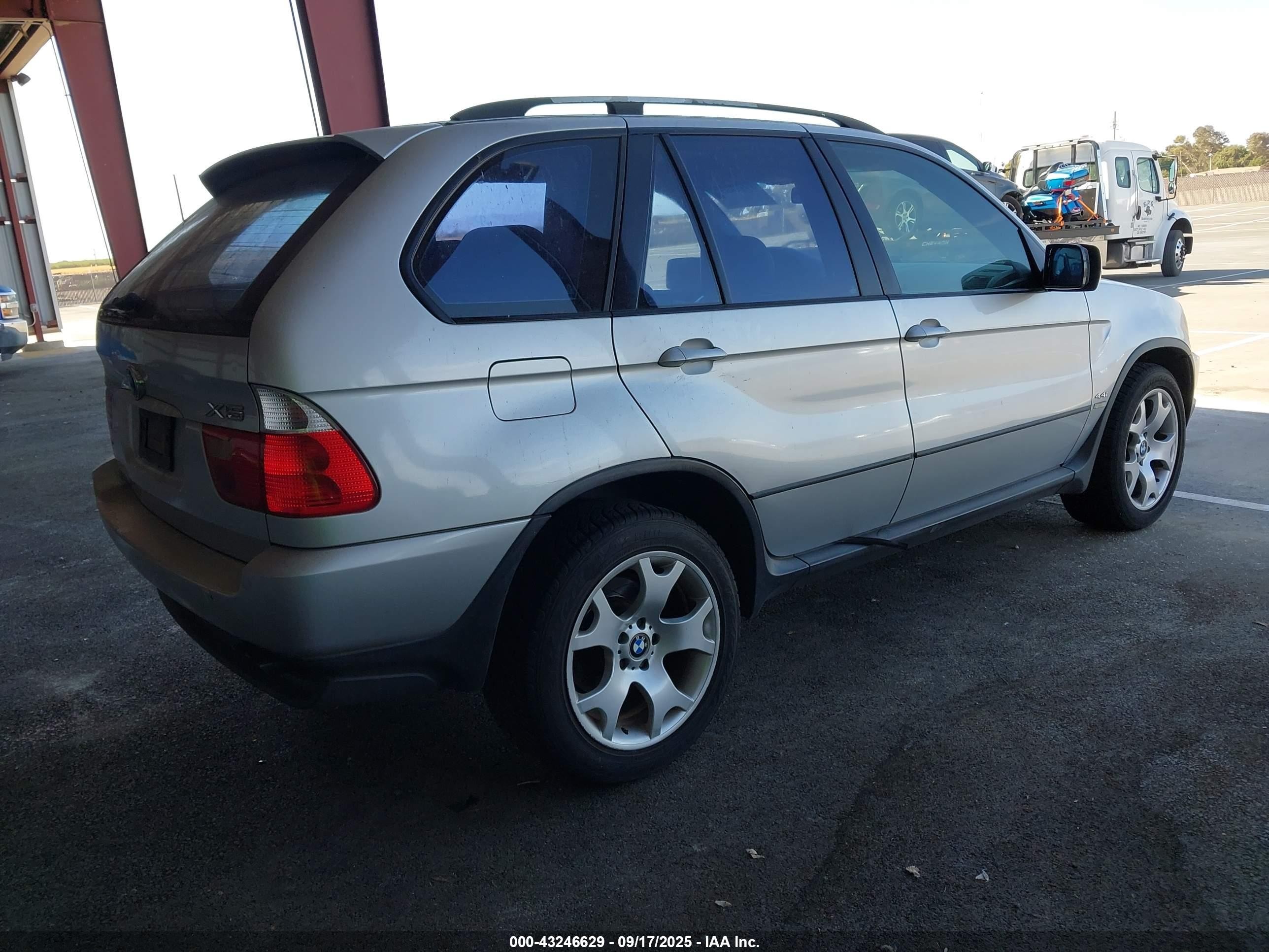 2000 Bmw X5 4.4 Silver vin: WBAFB3348YLH03408