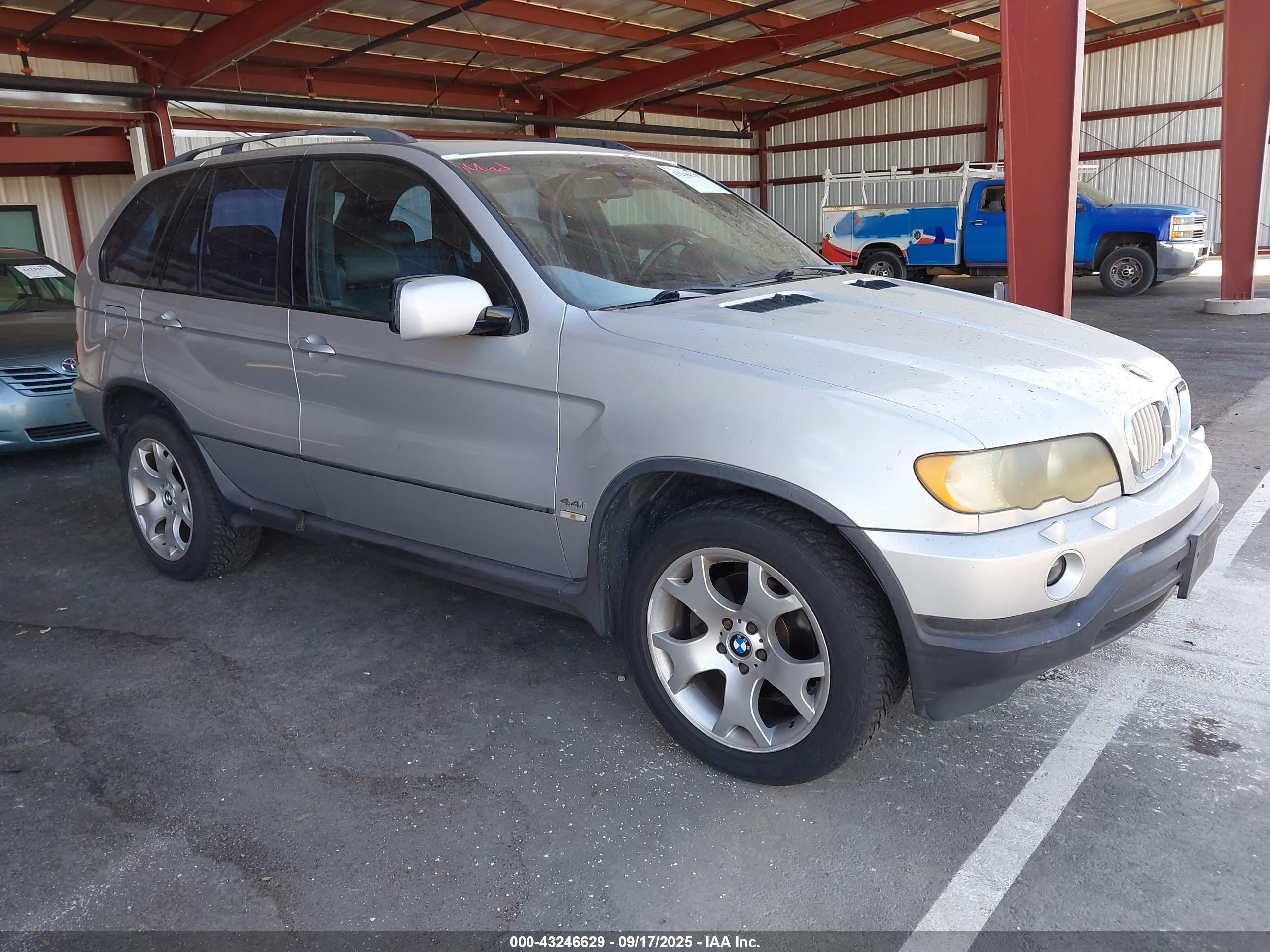 2000 Bmw X5 4.4 Silver vin: WBAFB3348YLH03408