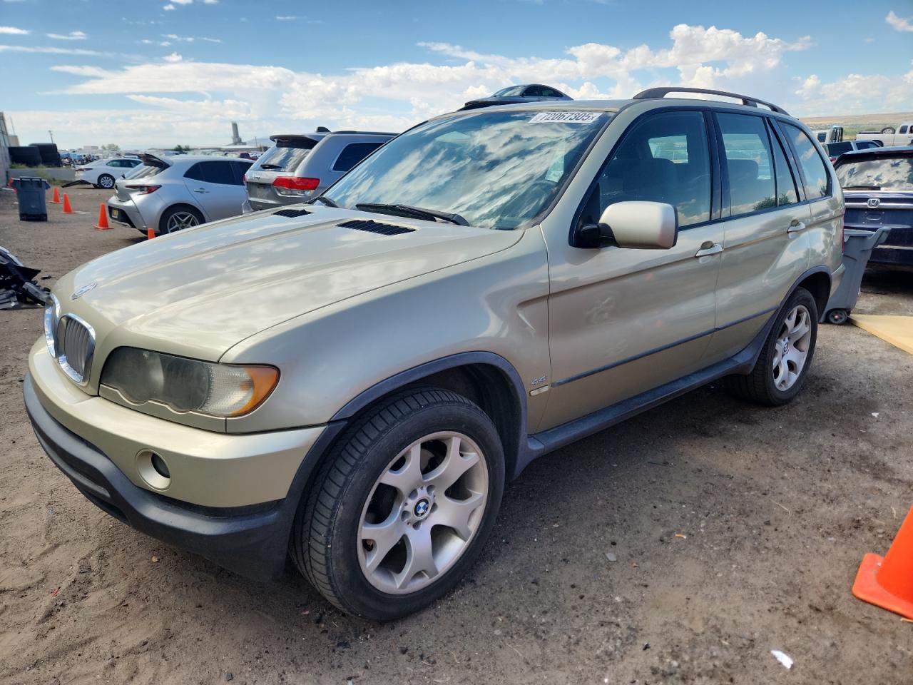 2000 Bmw X5 4.4i Кремовый vin: WBAFB334XYLH02339