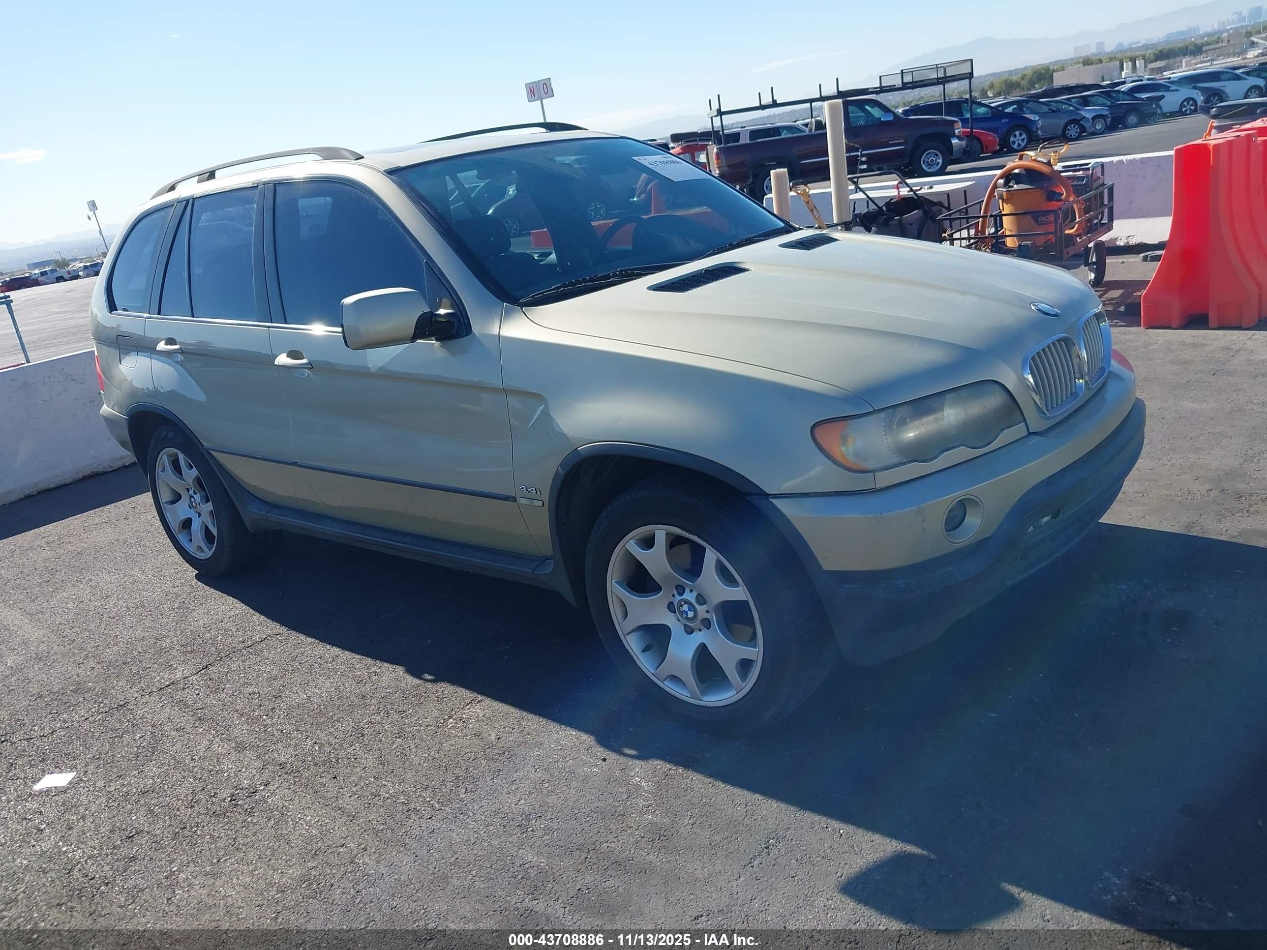 2000 Bmw X5 4.4 Золотой vin: WBAFB334XYLH03586