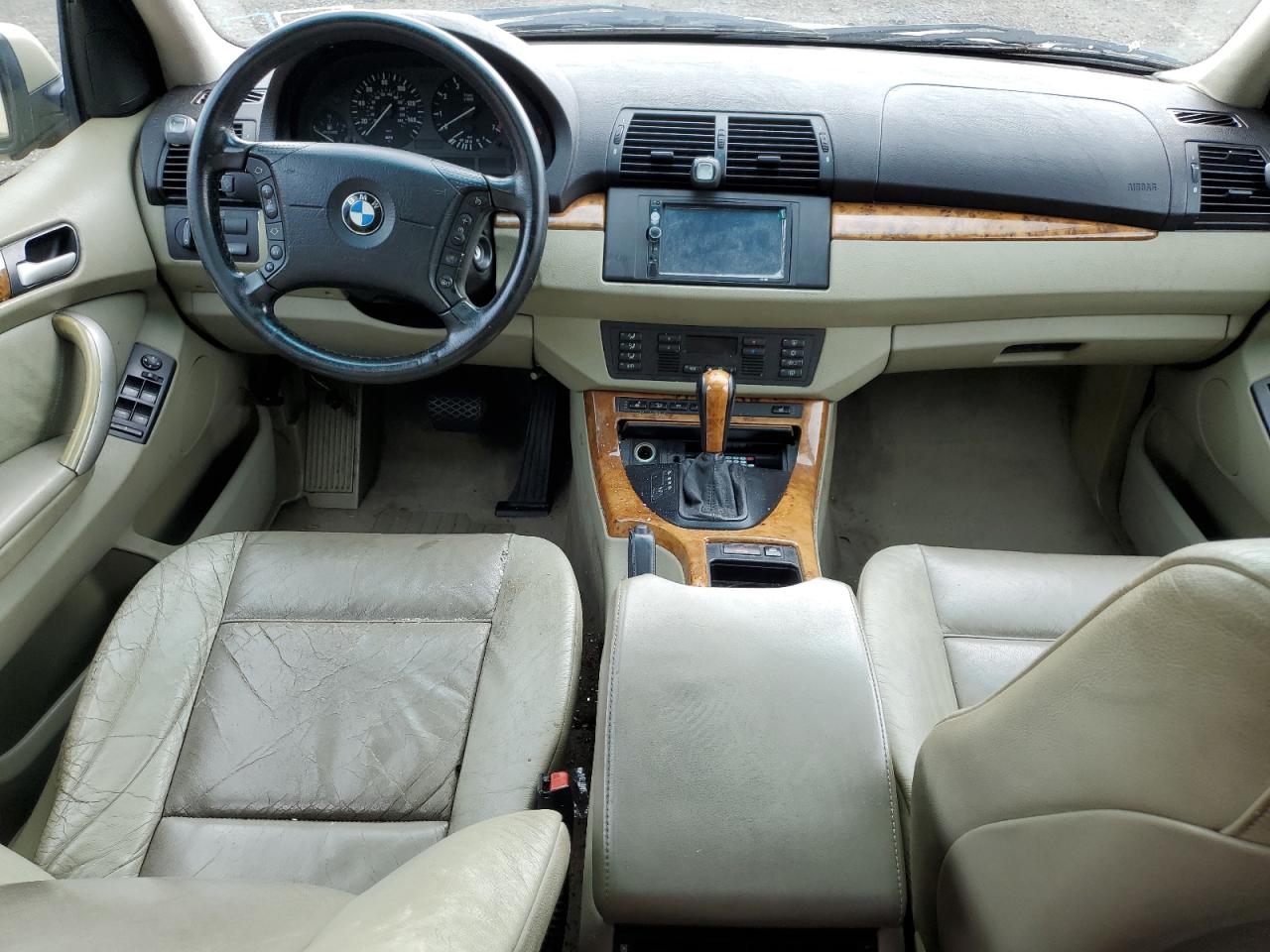 2000 Bmw X5 4.4i Золотой vin: WBAFB3350YLH03881
