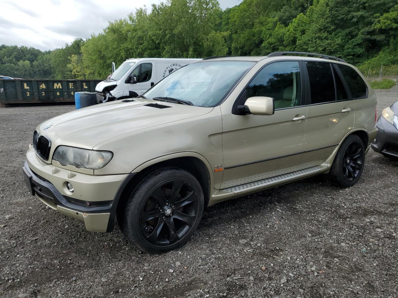 2000 Bmw X5 4.4i Золотой vin: WBAFB3350YLH03881