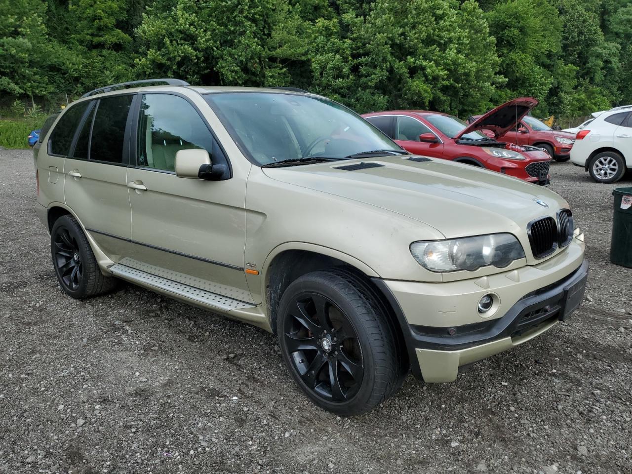 2000 Bmw X5 4.4i Золотой vin: WBAFB3350YLH03881