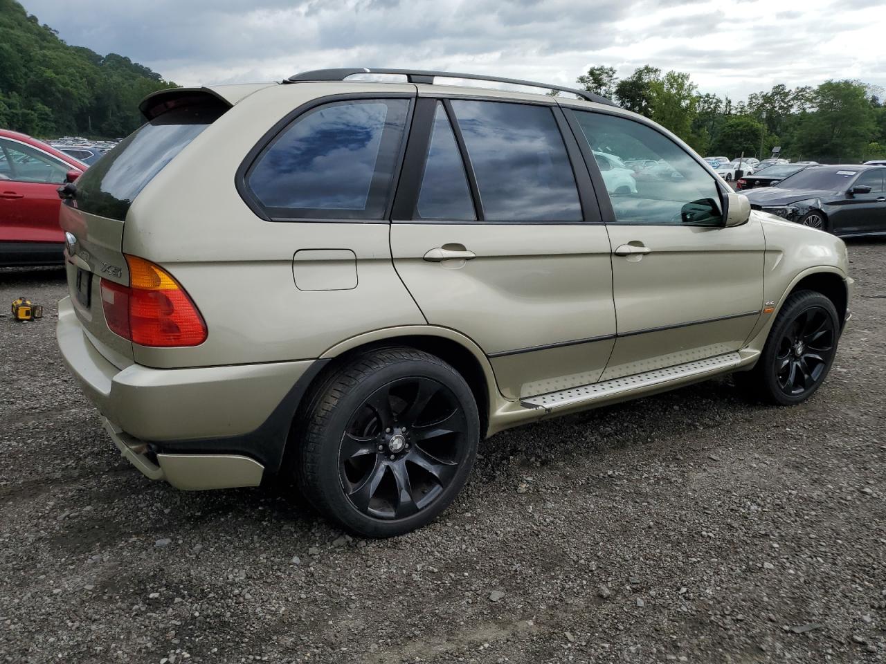 2000 Bmw X5 4.4i Золотой vin: WBAFB3350YLH03881