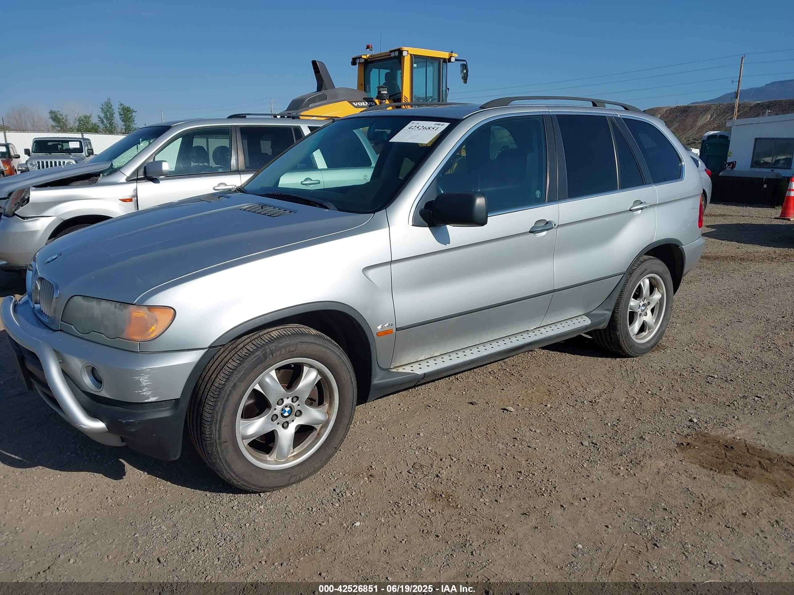 2000 Bmw X5 4.4 Серебряный vin: WBAFB3350YLH03976