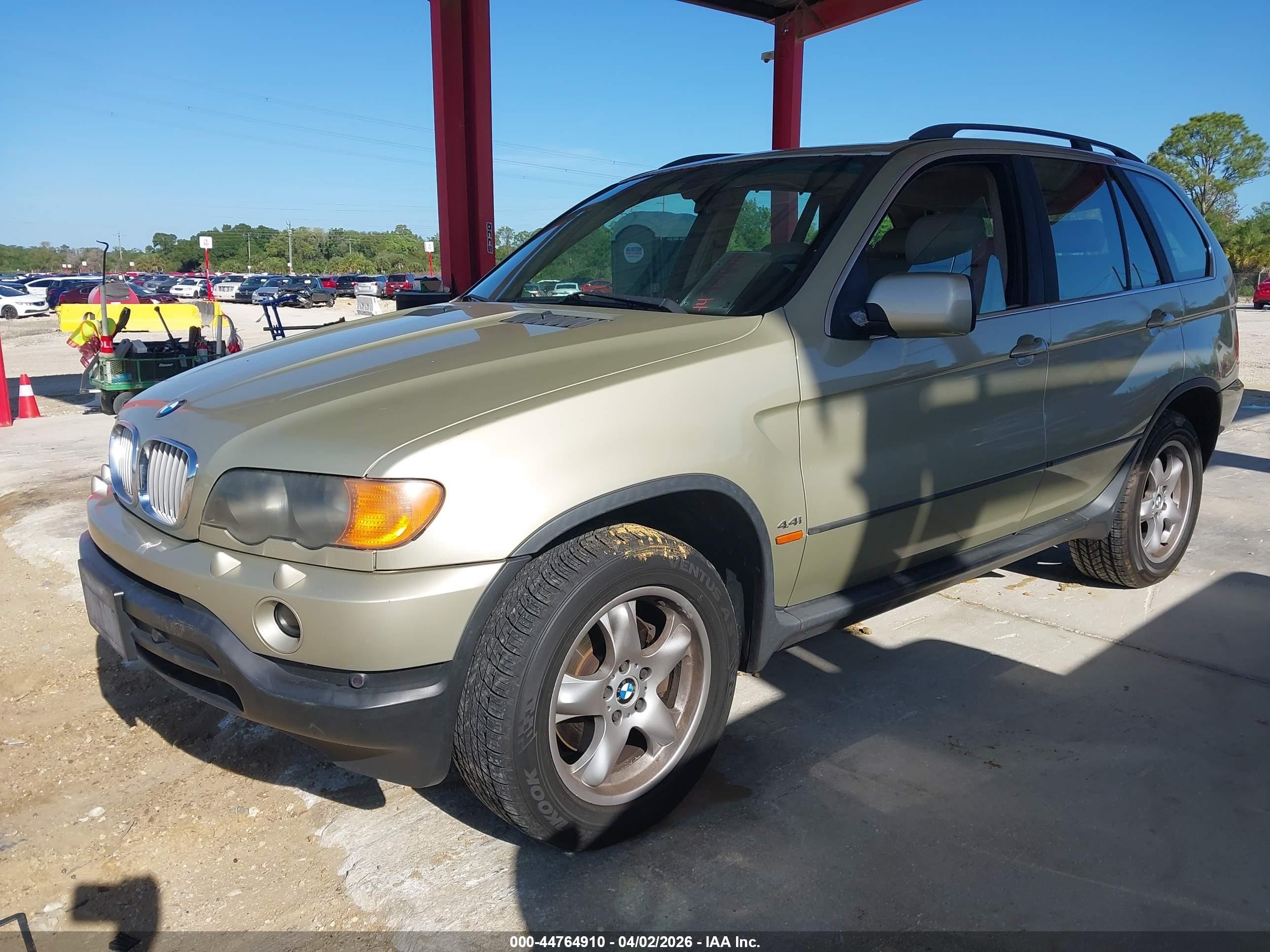 2001 Bmw X5 4.4 Teal vin: WBAFB33531LH08661