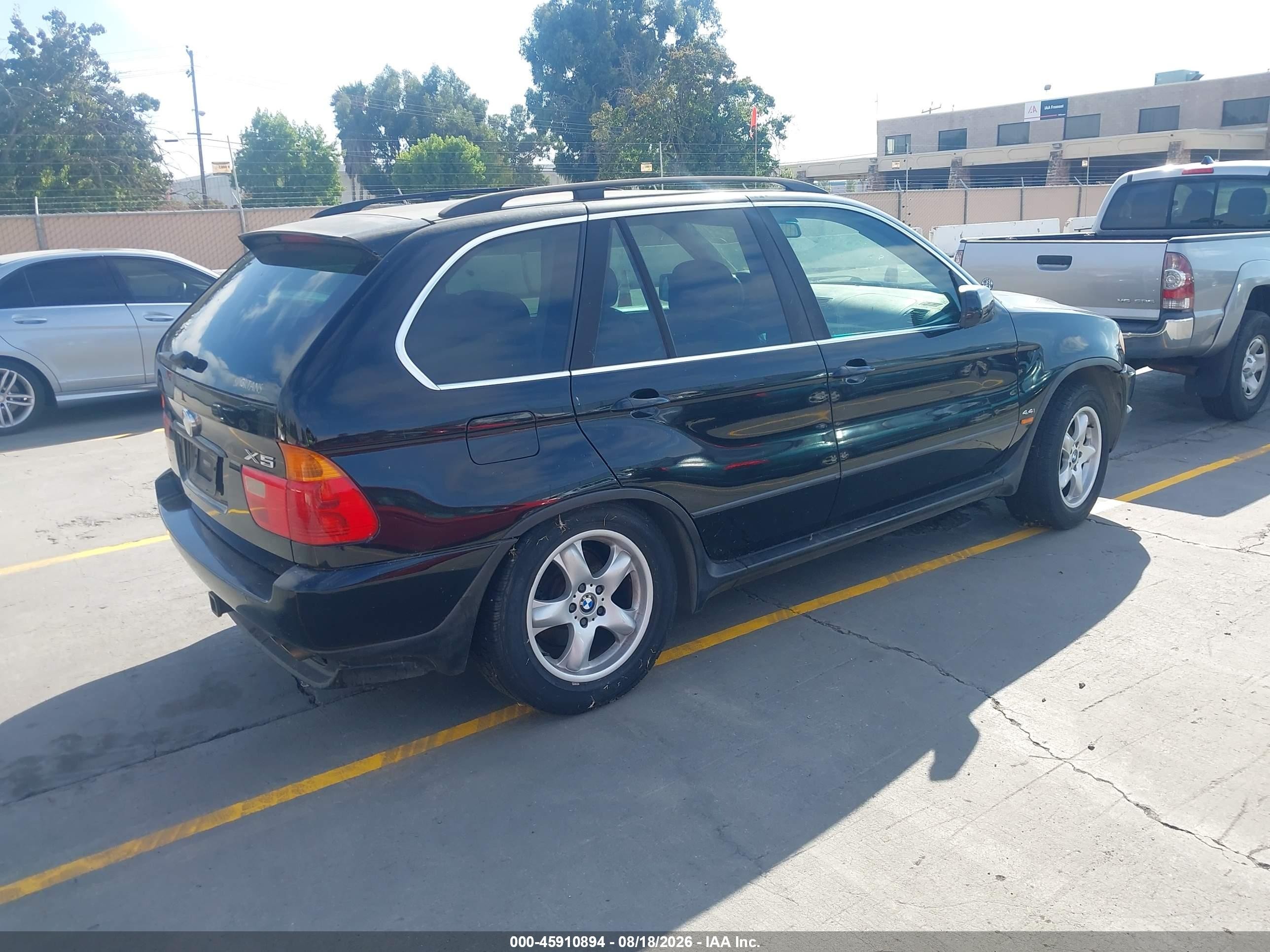 2001 Bmw X5 4.4 Black vin: WBAFB33551LH22674
