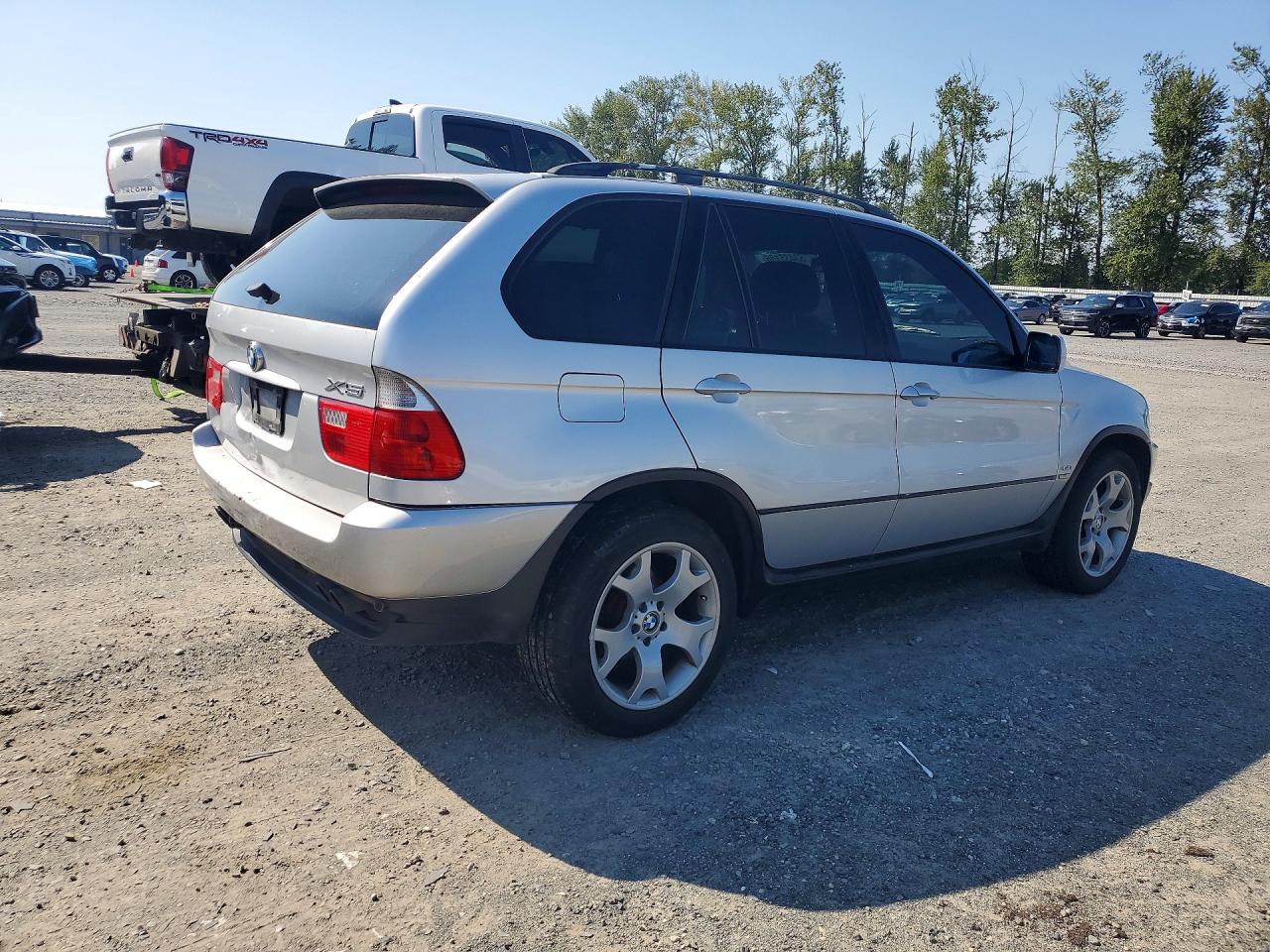 2001 Bmw X5 4.4i Silver vin: WBAFB33561LH23980