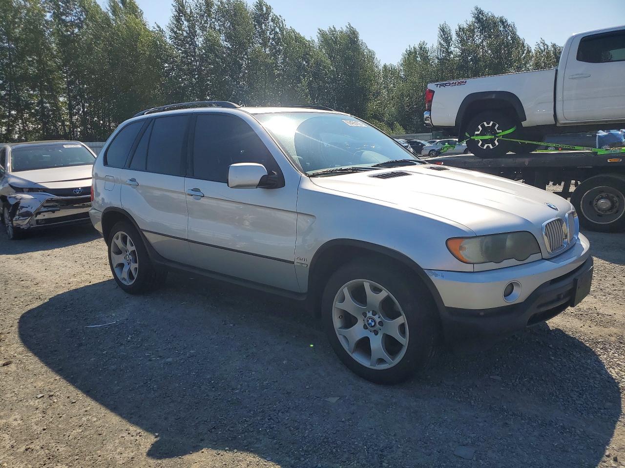 2001 Bmw X5 4.4i Silver vin: WBAFB33561LH23980