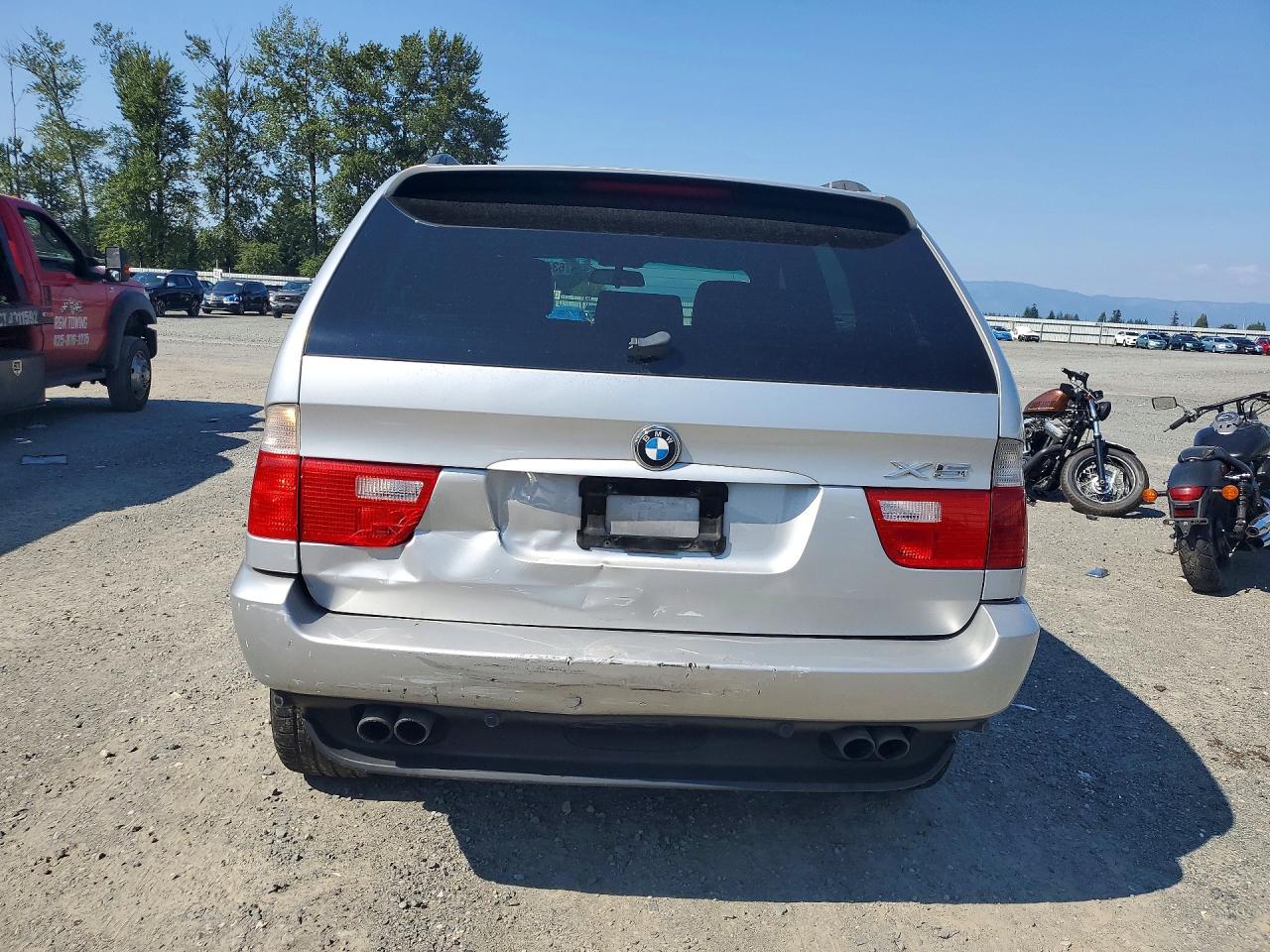 2001 Bmw X5 4.4i Silver vin: WBAFB33561LH23980