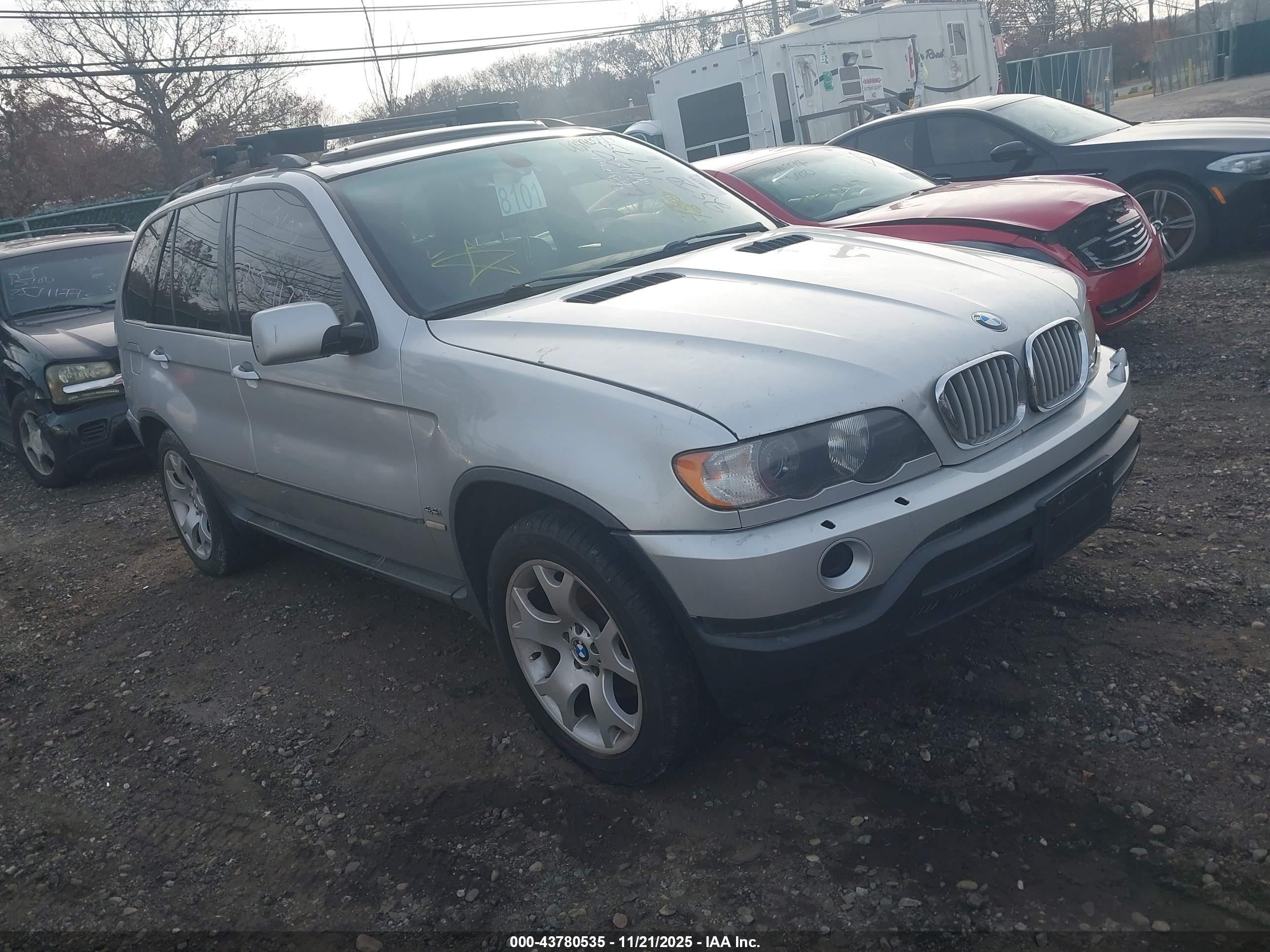2000 Bmw X5 4.4 Серый vin: WBAFB3356YLH04839