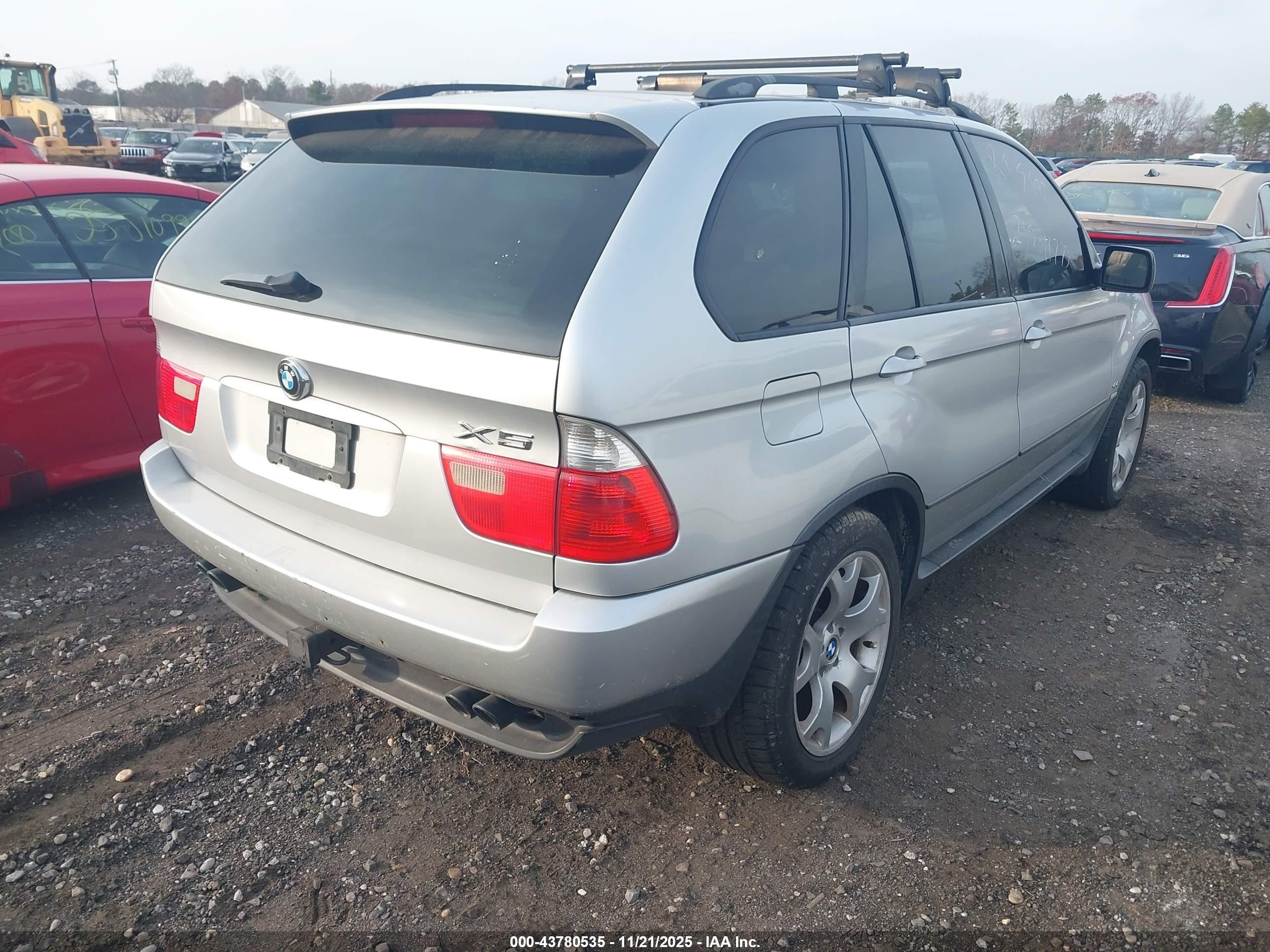 2000 Bmw X5 4.4 Gray vin: WBAFB3356YLH04839