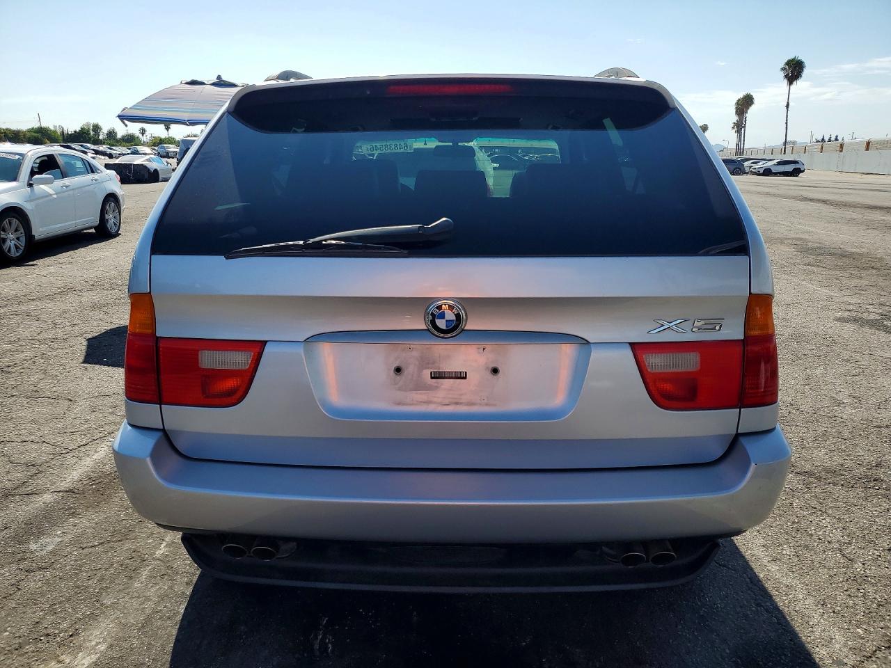 2000 Bmw X5 4.4i Серебряный vin: WBAFB3357YLH05577