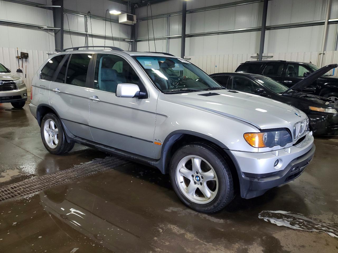 2000 Bmw X5 4.4i Silver vin: WBAFB3359YLH04768