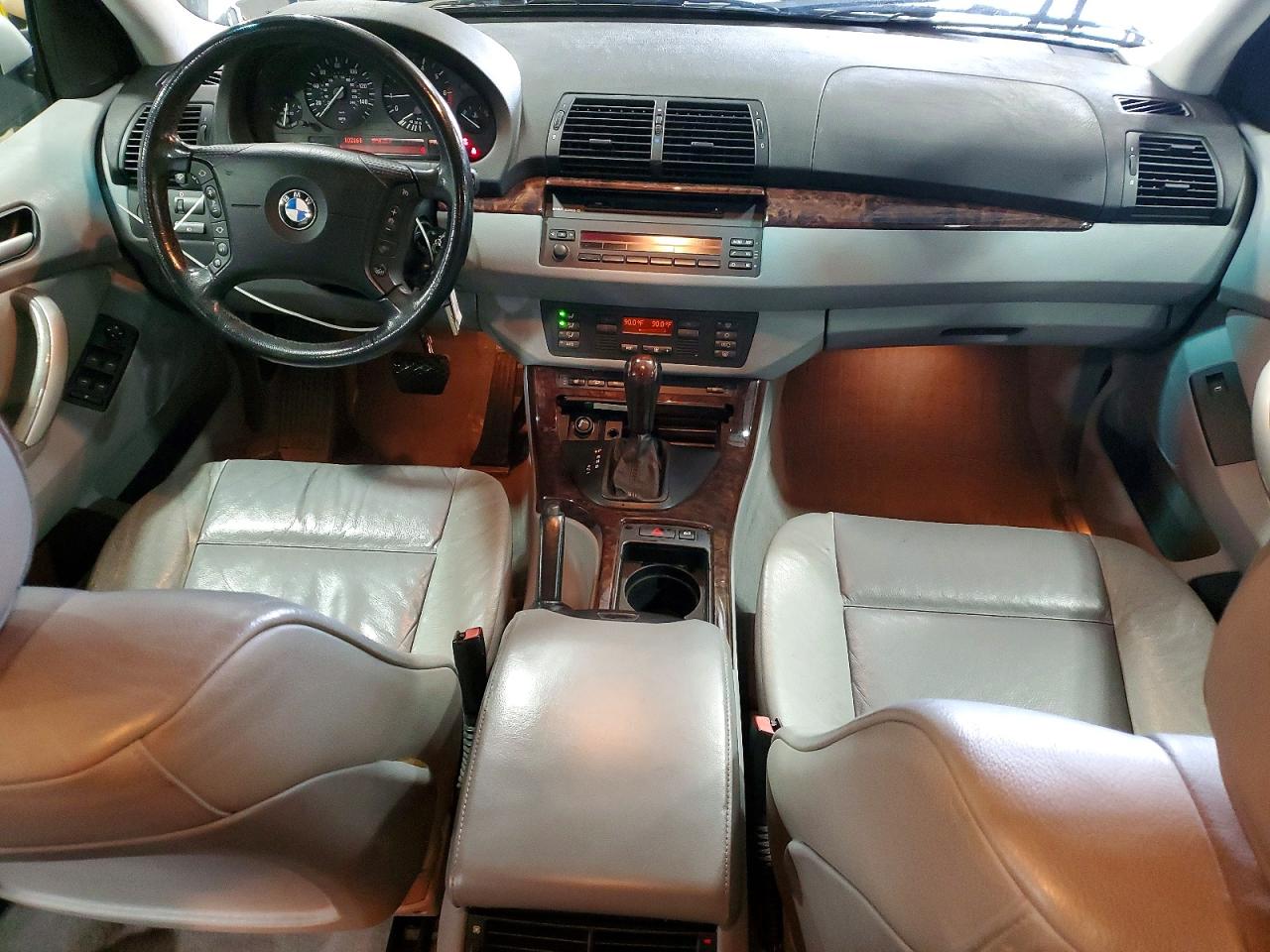 2000 Bmw X5 4.4i Silver vin: WBAFB3359YLH04768
