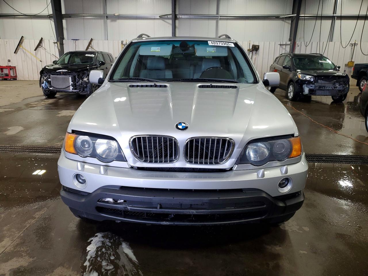 2000 Bmw X5 4.4i Silver vin: WBAFB3359YLH04768