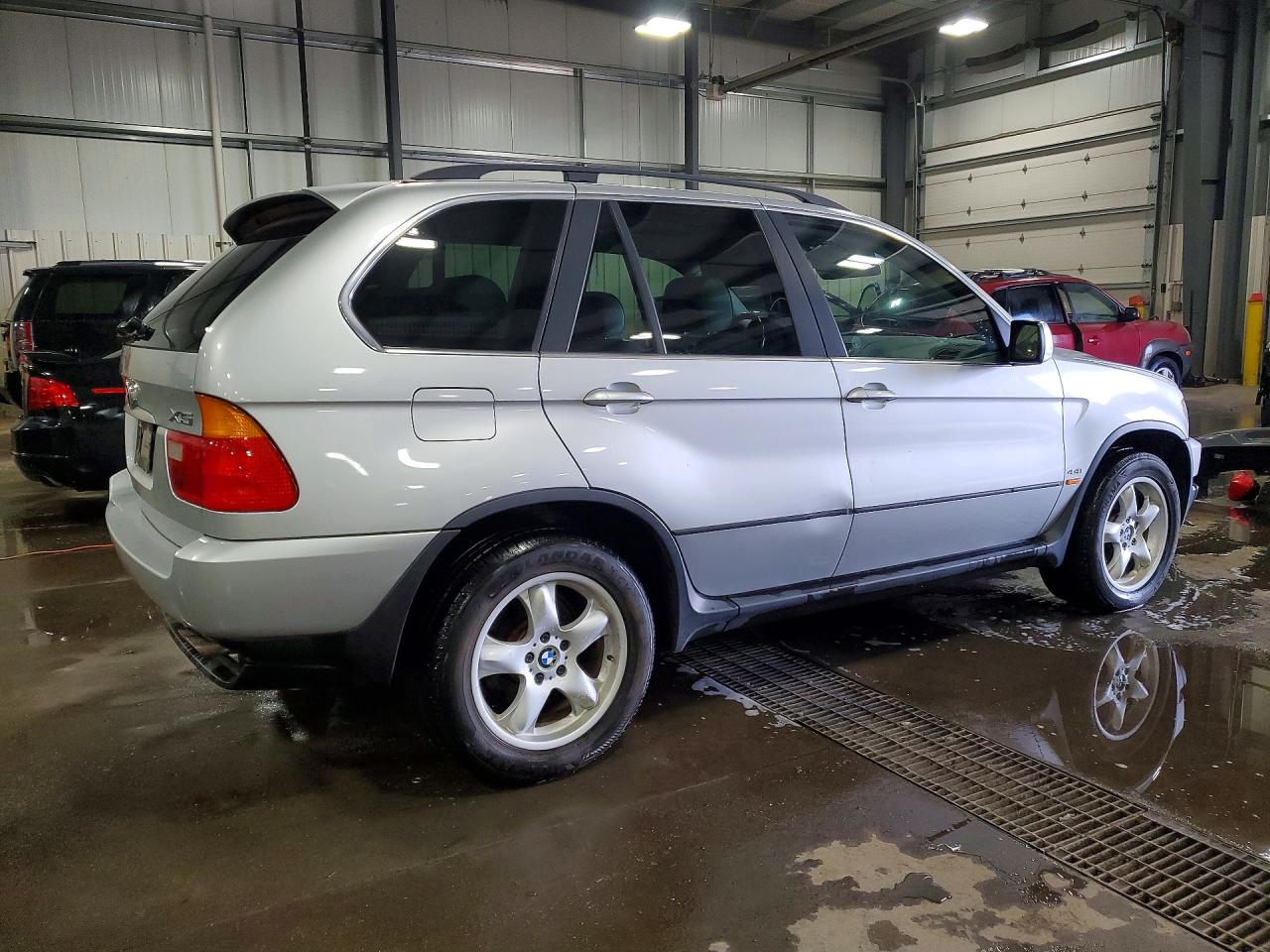 2000 Bmw X5 4.4i Silver vin: WBAFB3359YLH04768