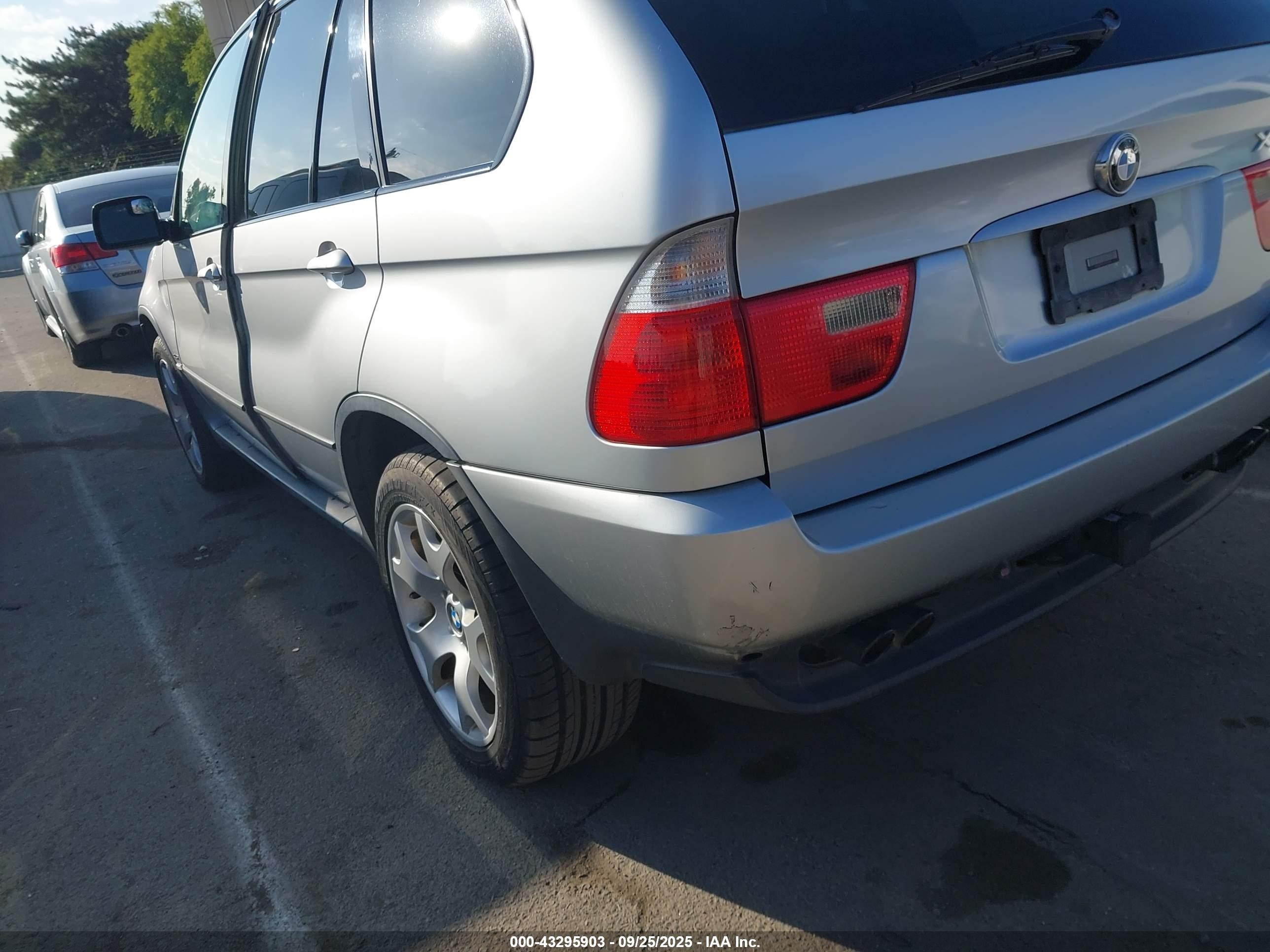 2001 Bmw X5 4.4 Silver vin: WBAFB335X1LH16403
