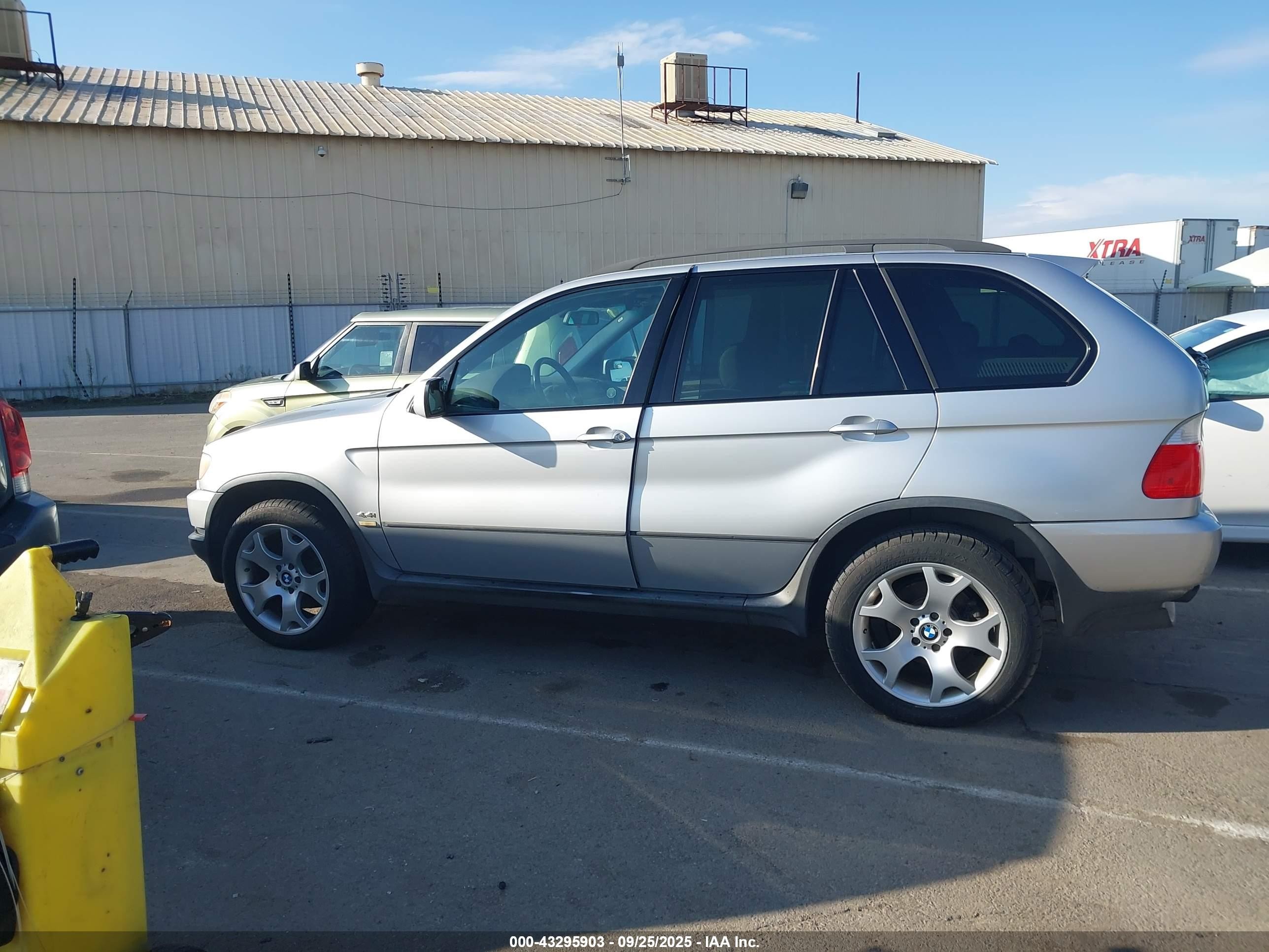 2001 Bmw X5 4.4 Silver vin: WBAFB335X1LH16403