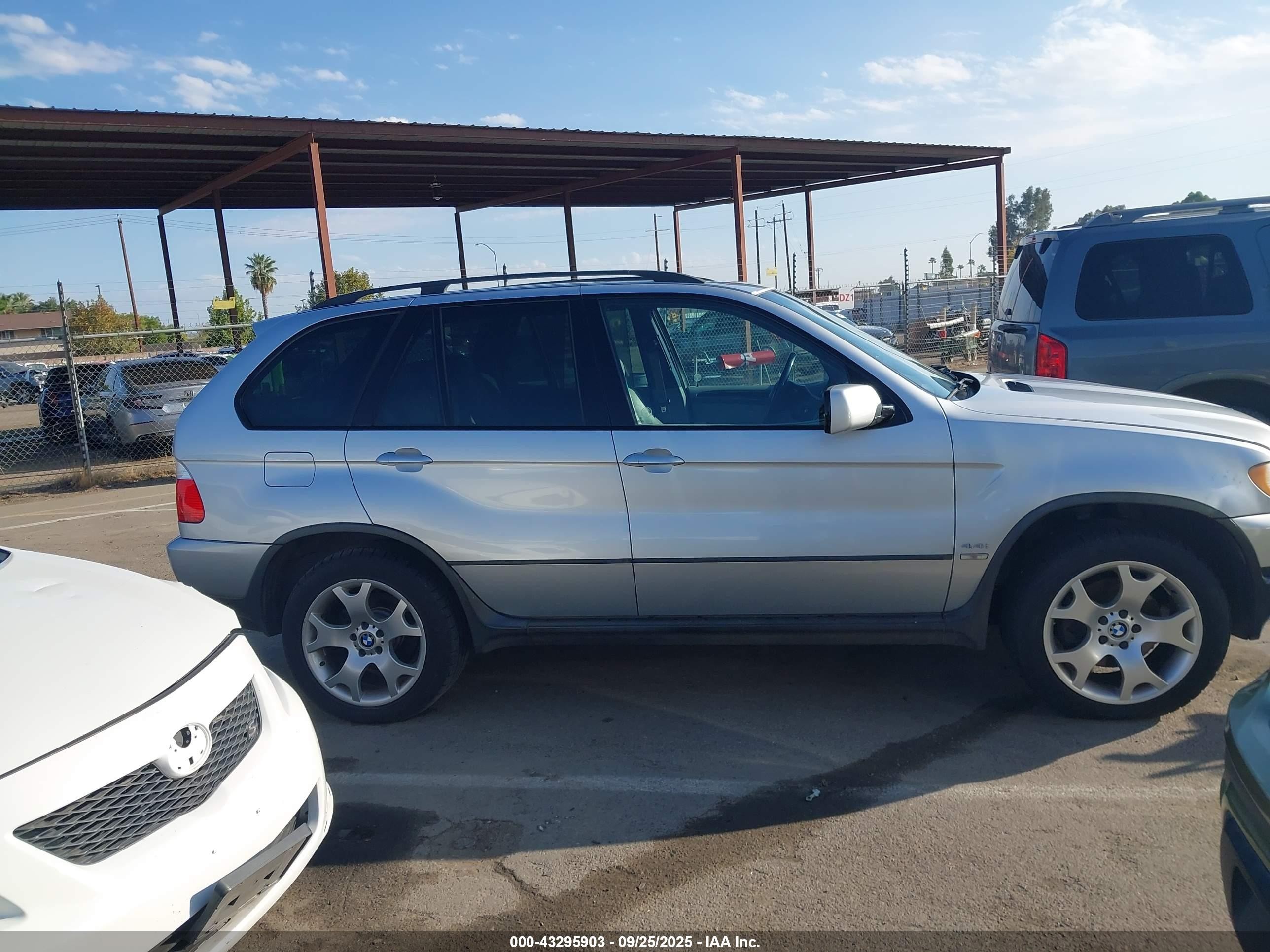 2001 Bmw X5 4.4 Silver vin: WBAFB335X1LH16403