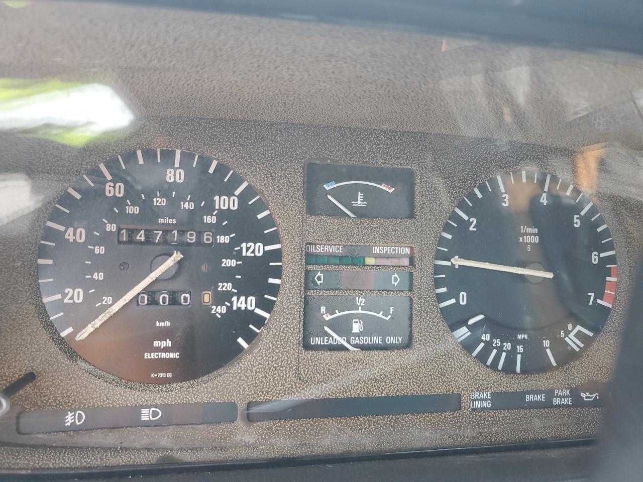 1984 Bmw 733 I Brown vin: WBAFF7400E7397149