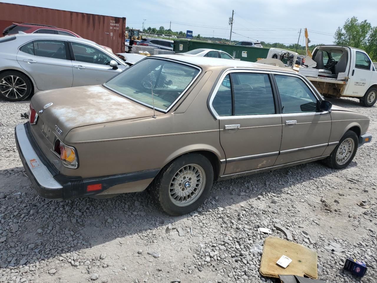 1984 Bmw 733 I Brown vin: WBAFF7400E7397149