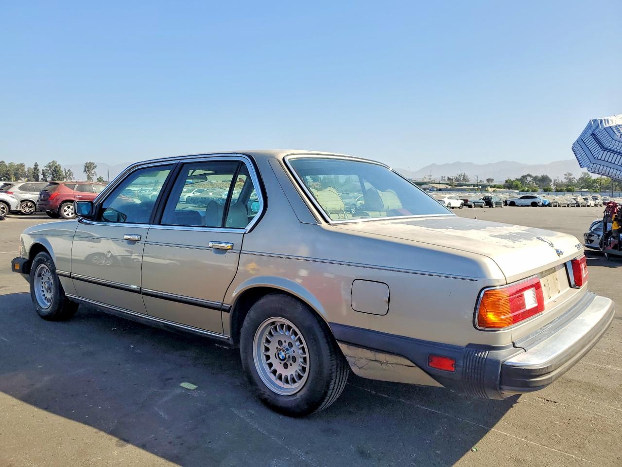 1985 Bmw 735 I Automatic Tan vin: WBAFH8408F0637784