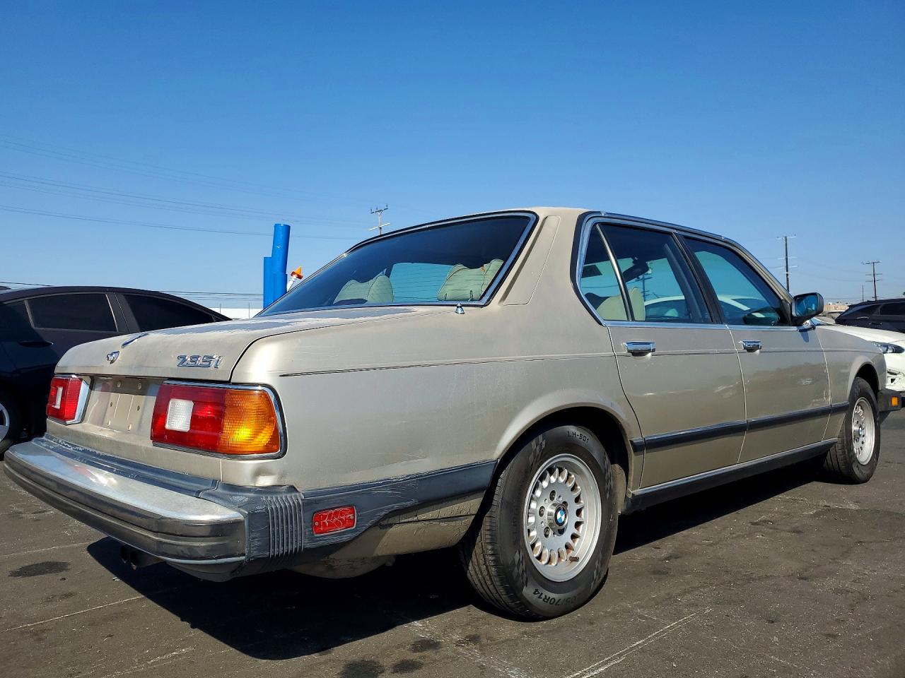1985 Bmw 735 I Automatic Tan vin: WBAFH8408F0637784