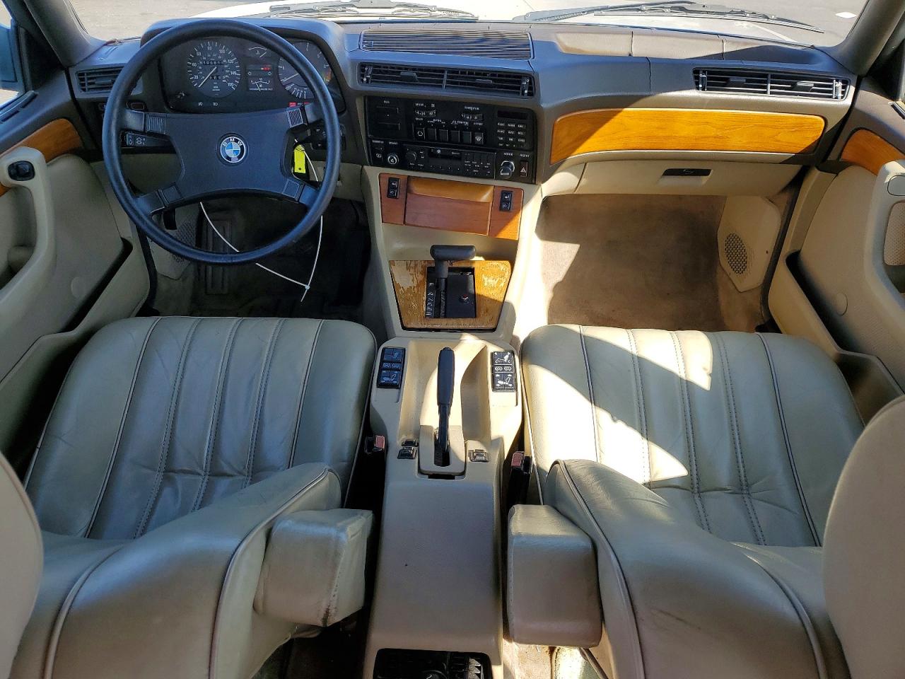 1985 Bmw 735 I Automatic Tan vin: WBAFH8408F0637784