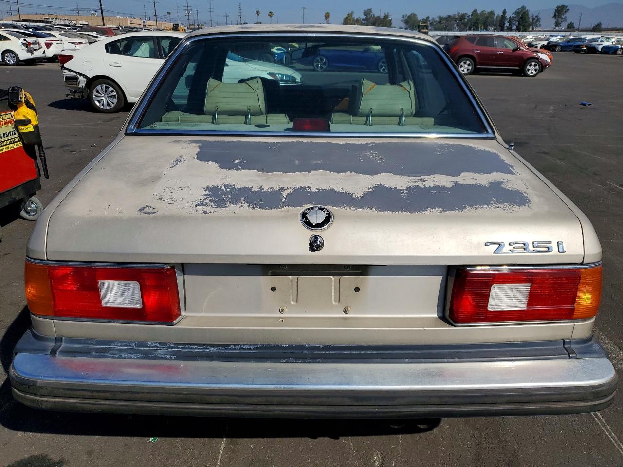 1985 Bmw 735 I Automatic Tan vin: WBAFH8408F0637784