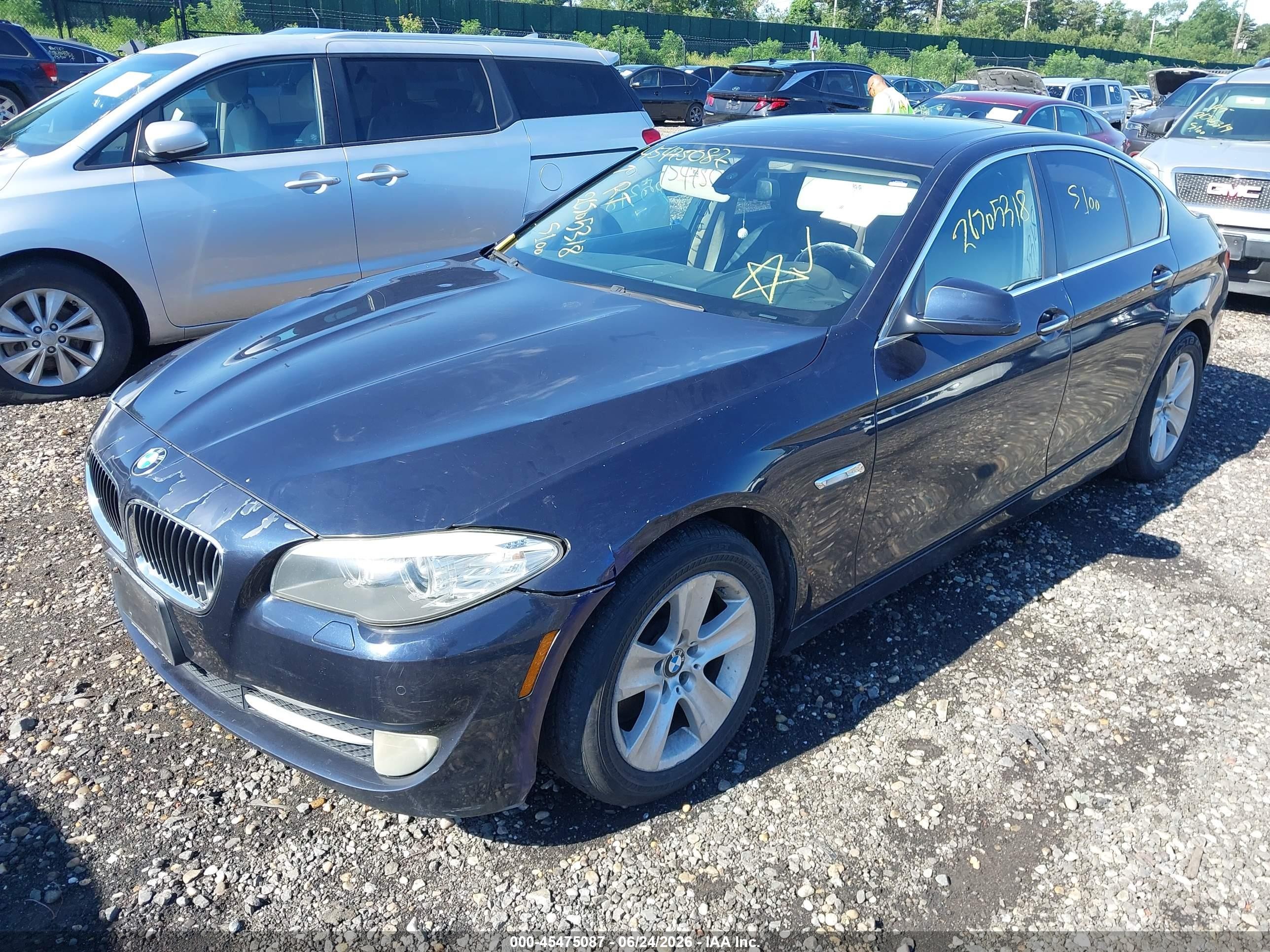 2011 Bmw 528i   Blue vin: WBAFR1C51BC740166